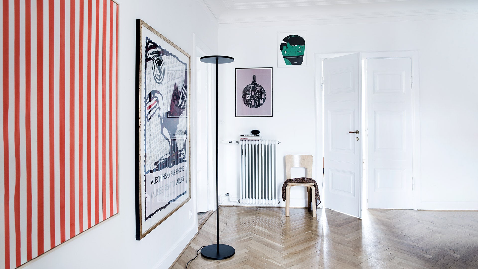 ATHENA White Floor Lamp