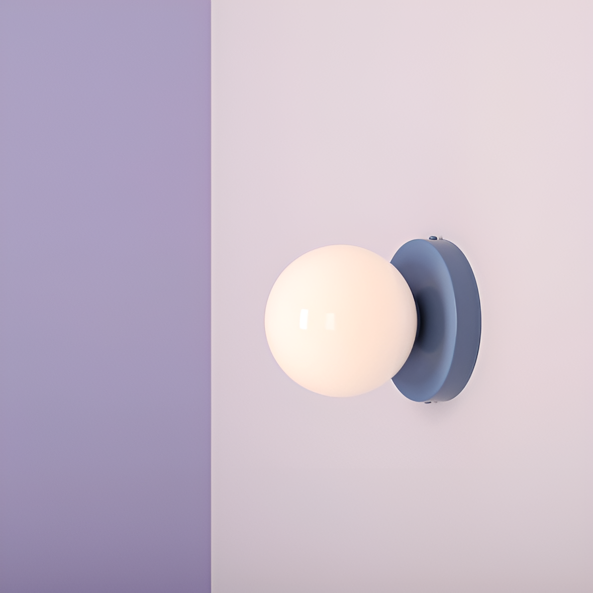 Ball Duo Blue wall lamp