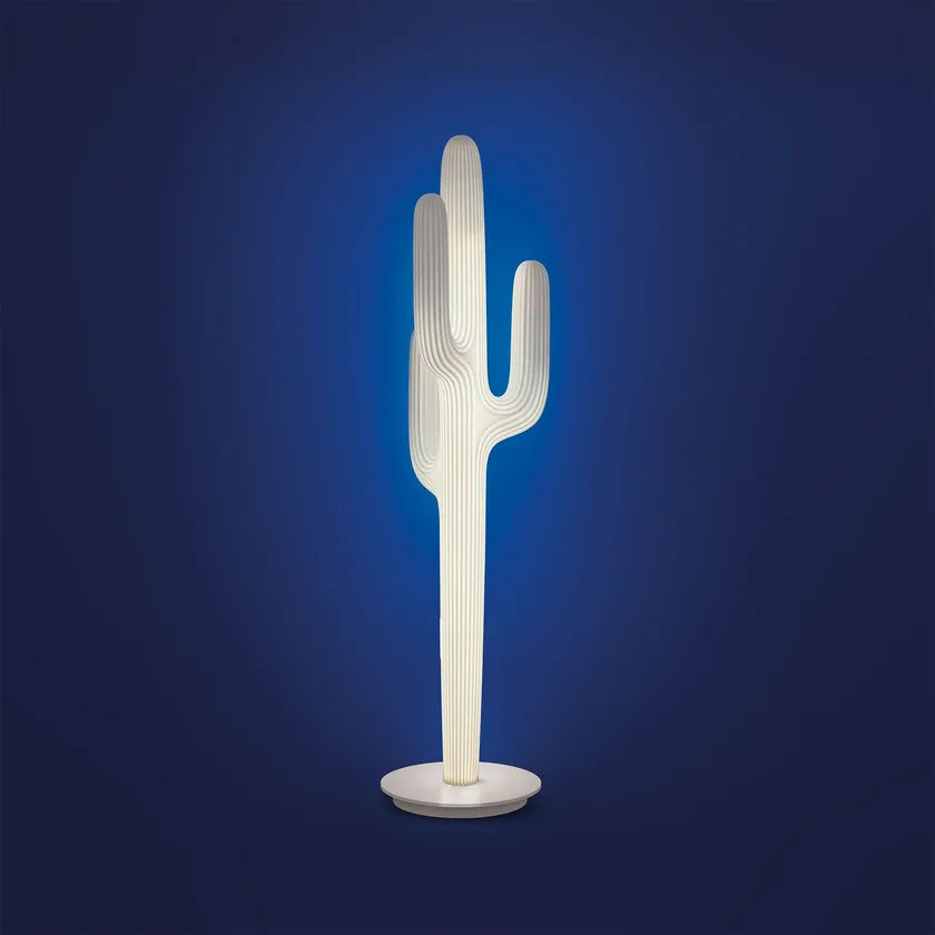 Stojaca vonkajšia lampa SAGUARO biela