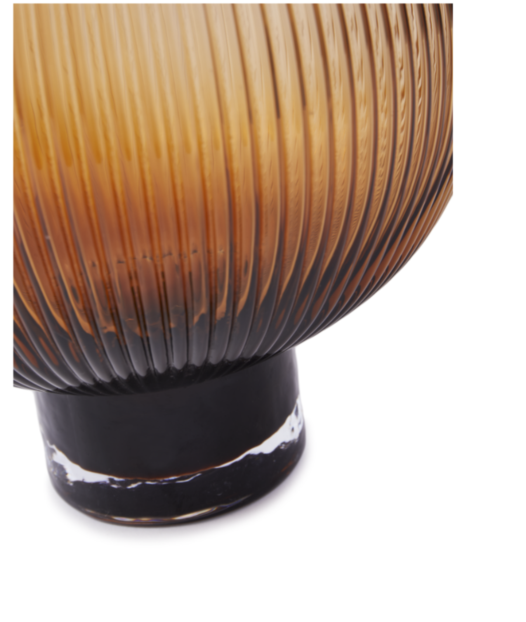 HOT AIR BALLOON vase dark brown