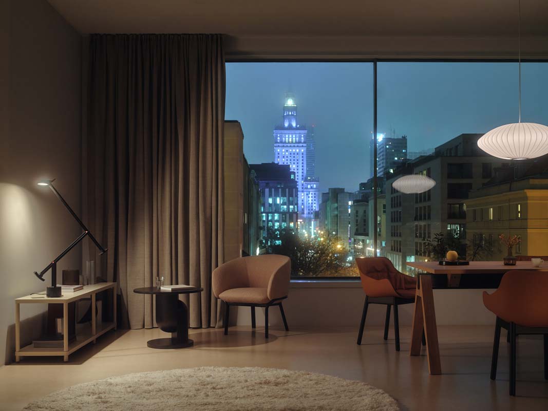 Stolička BALTIC SOFT DUO s drevenou základňou