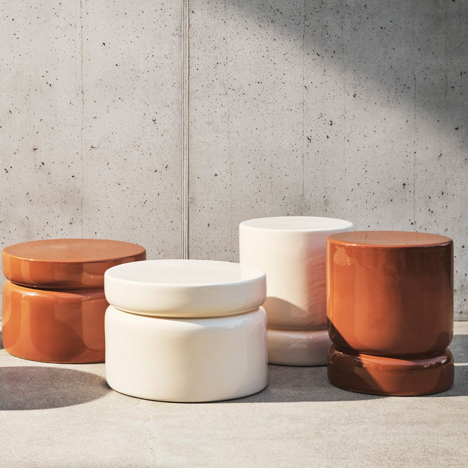 Orange BAMBU Side Table