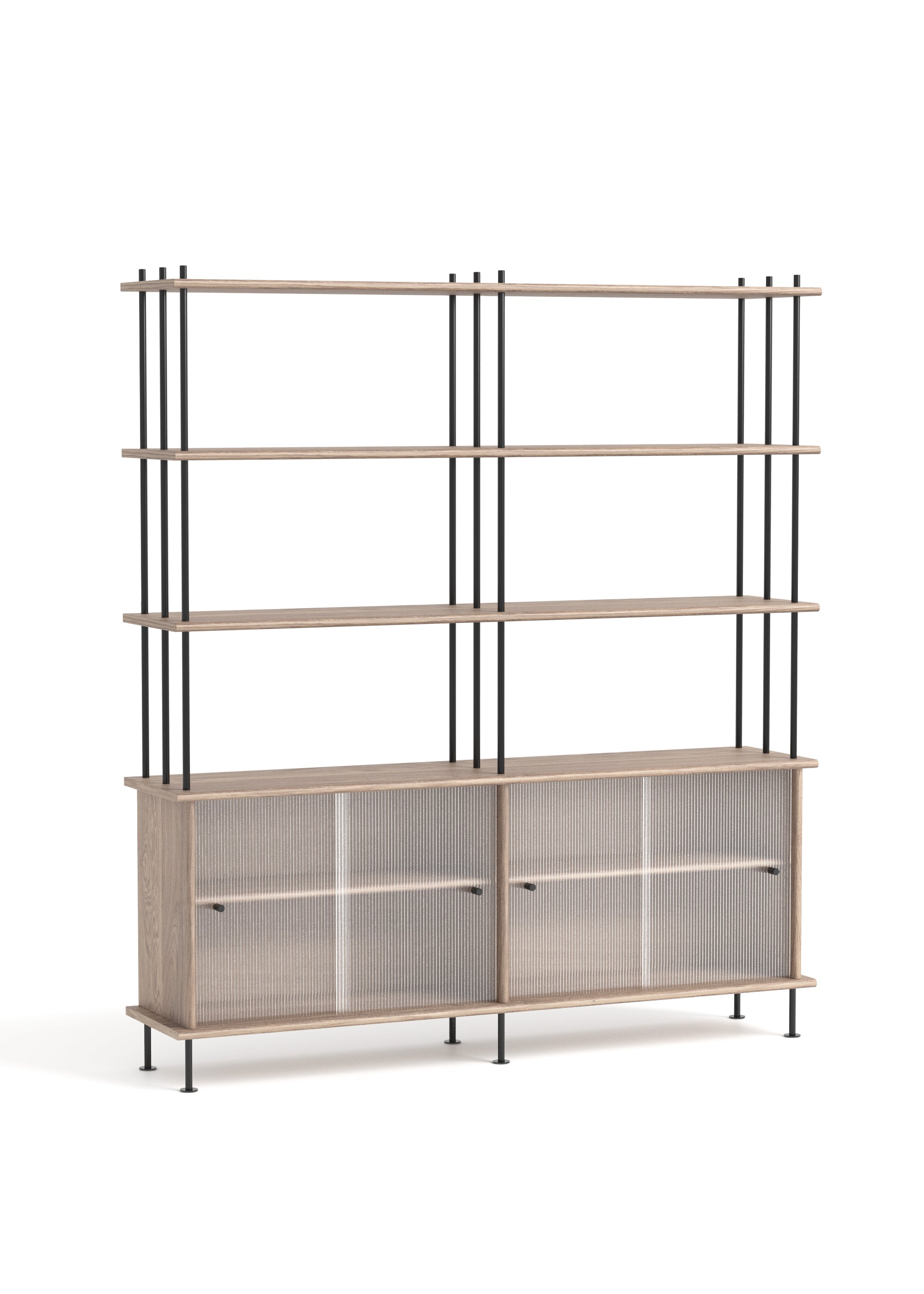 BAVA Cabinet 160 Bleached Oak Wood