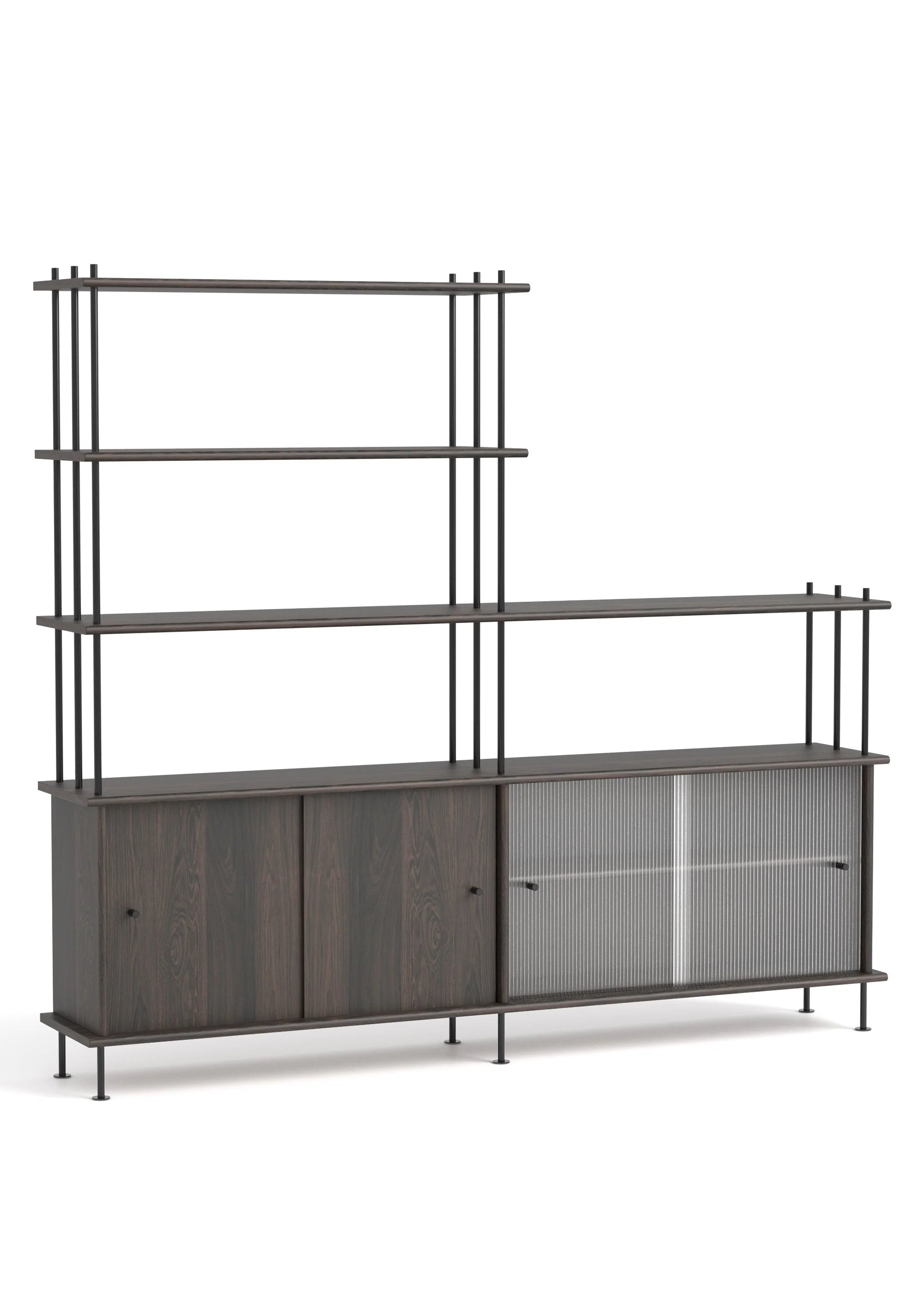 BAVA 200 Cabinet in Ebony Oak Wood