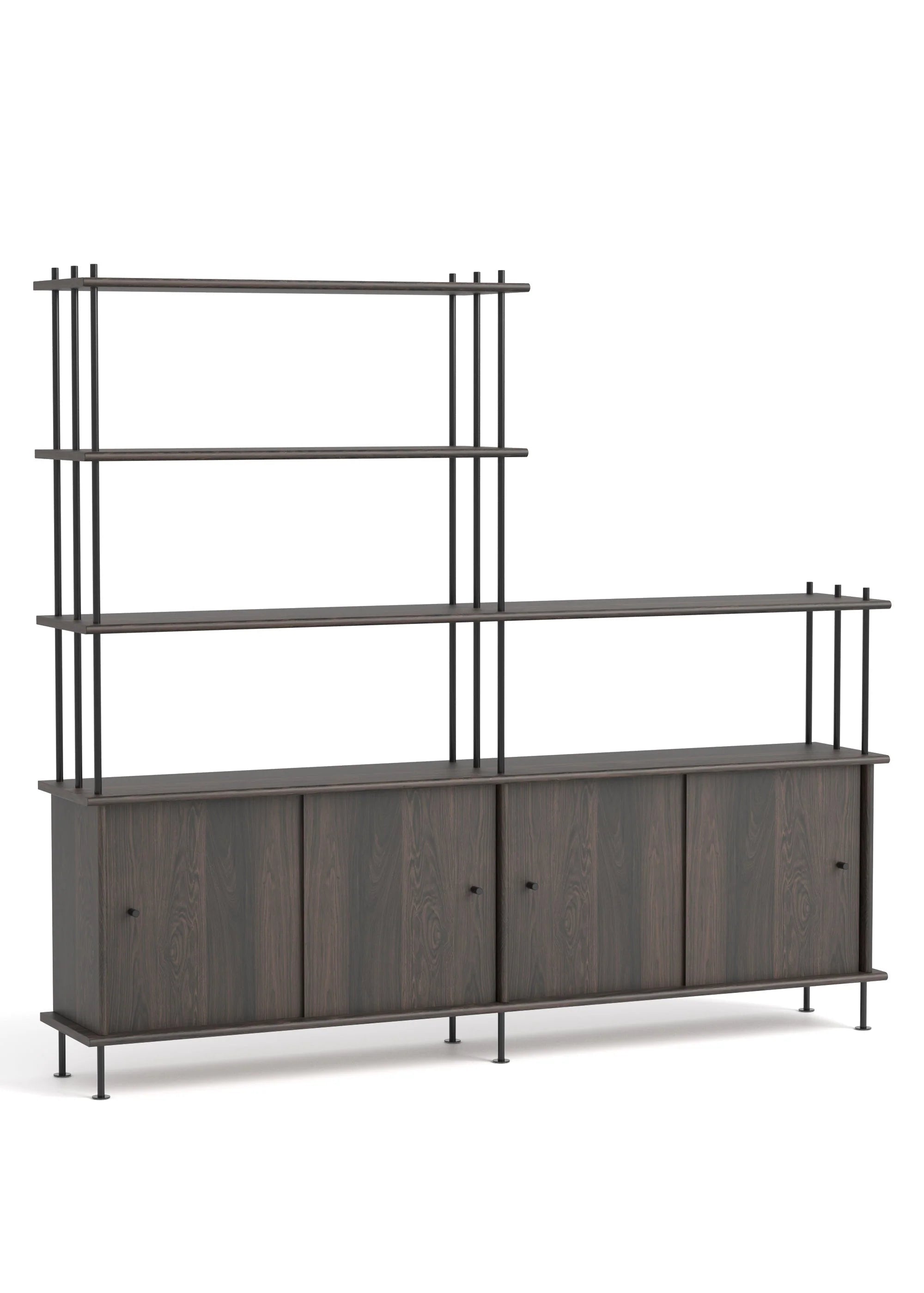 BAVA 200 Cabinet in Ebony Oak Wood