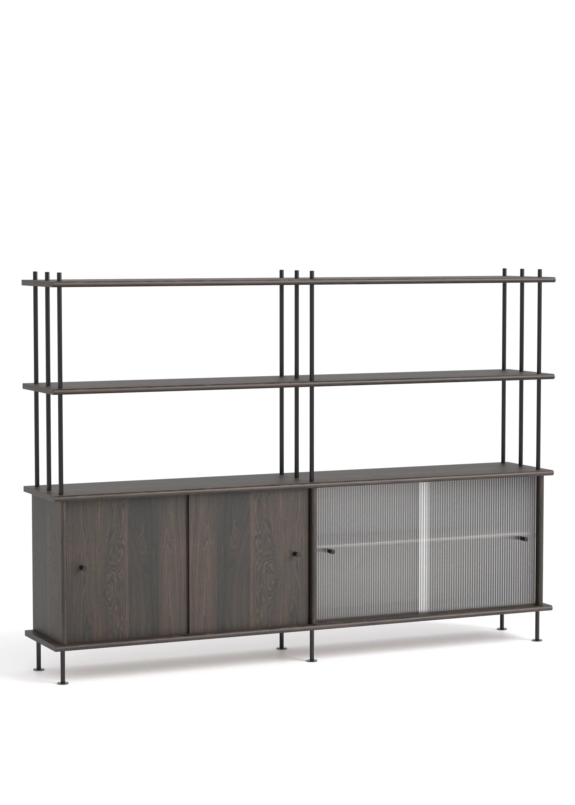 BAVA 200 Cabinet in Ebony Oak Wood