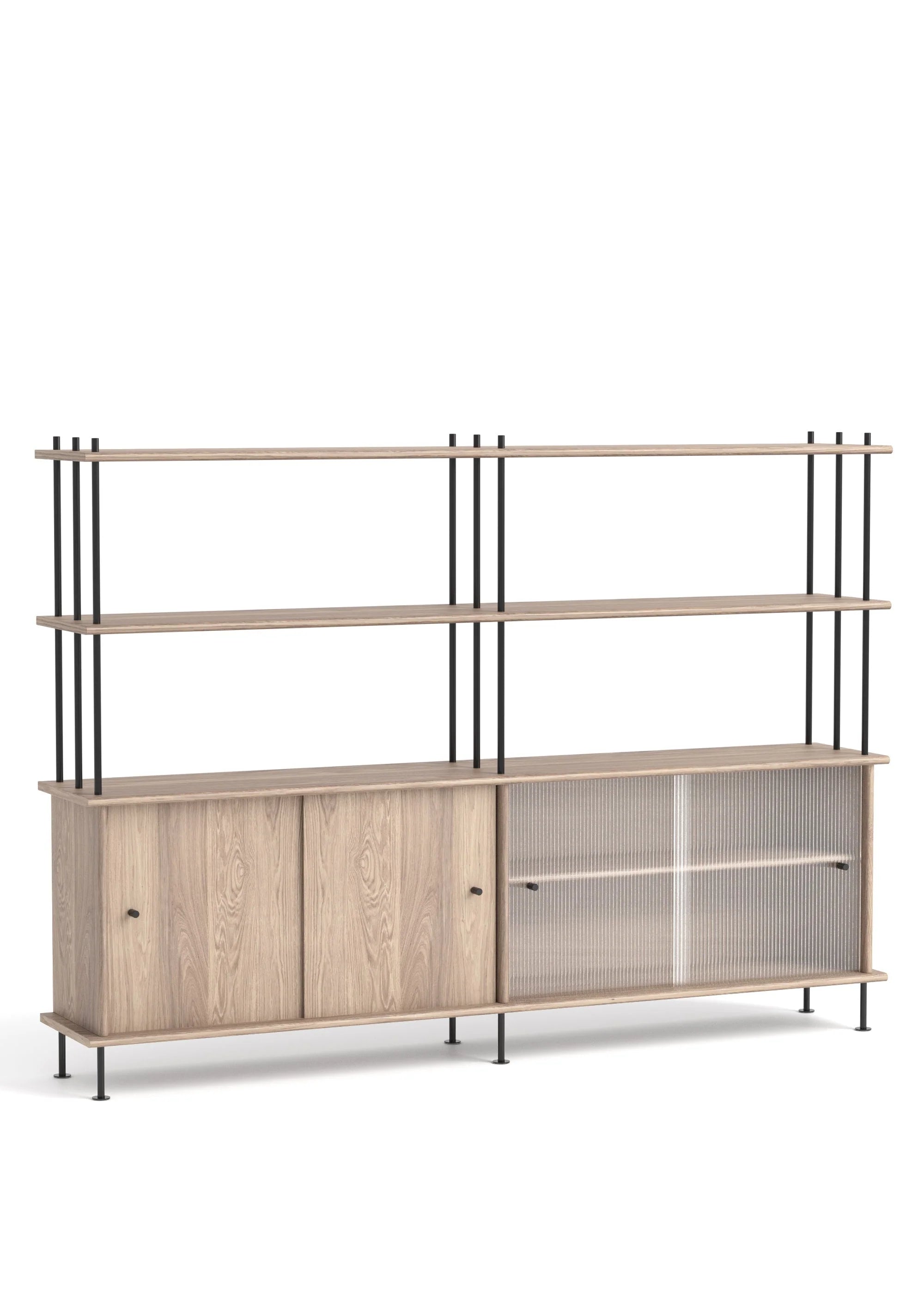 BAVA Cabinet 200 Bleached Oak Wood