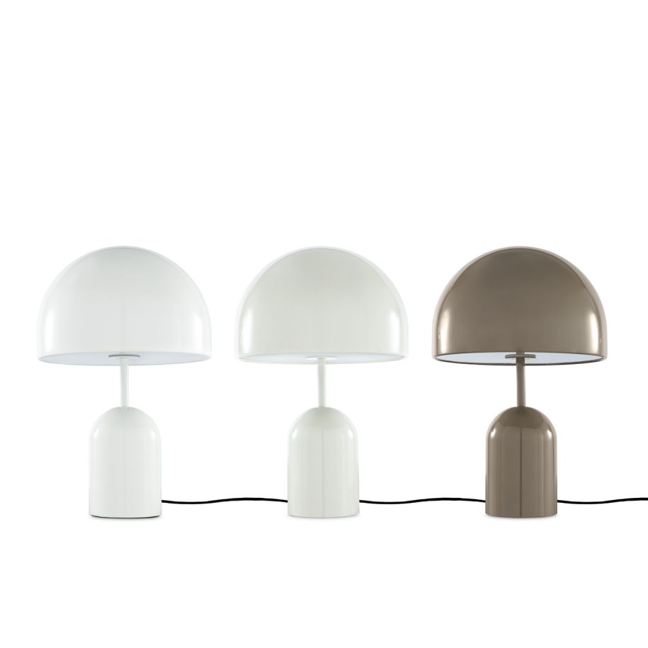 Bell Light gray table lamp