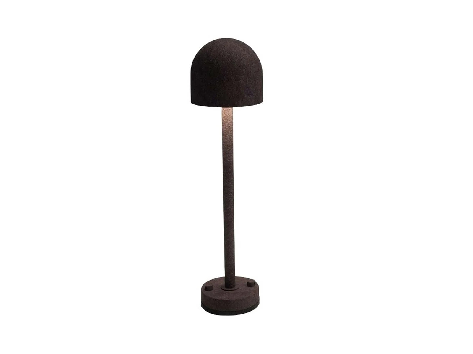 Záhradná podlahová lampa BOLETO hnedá