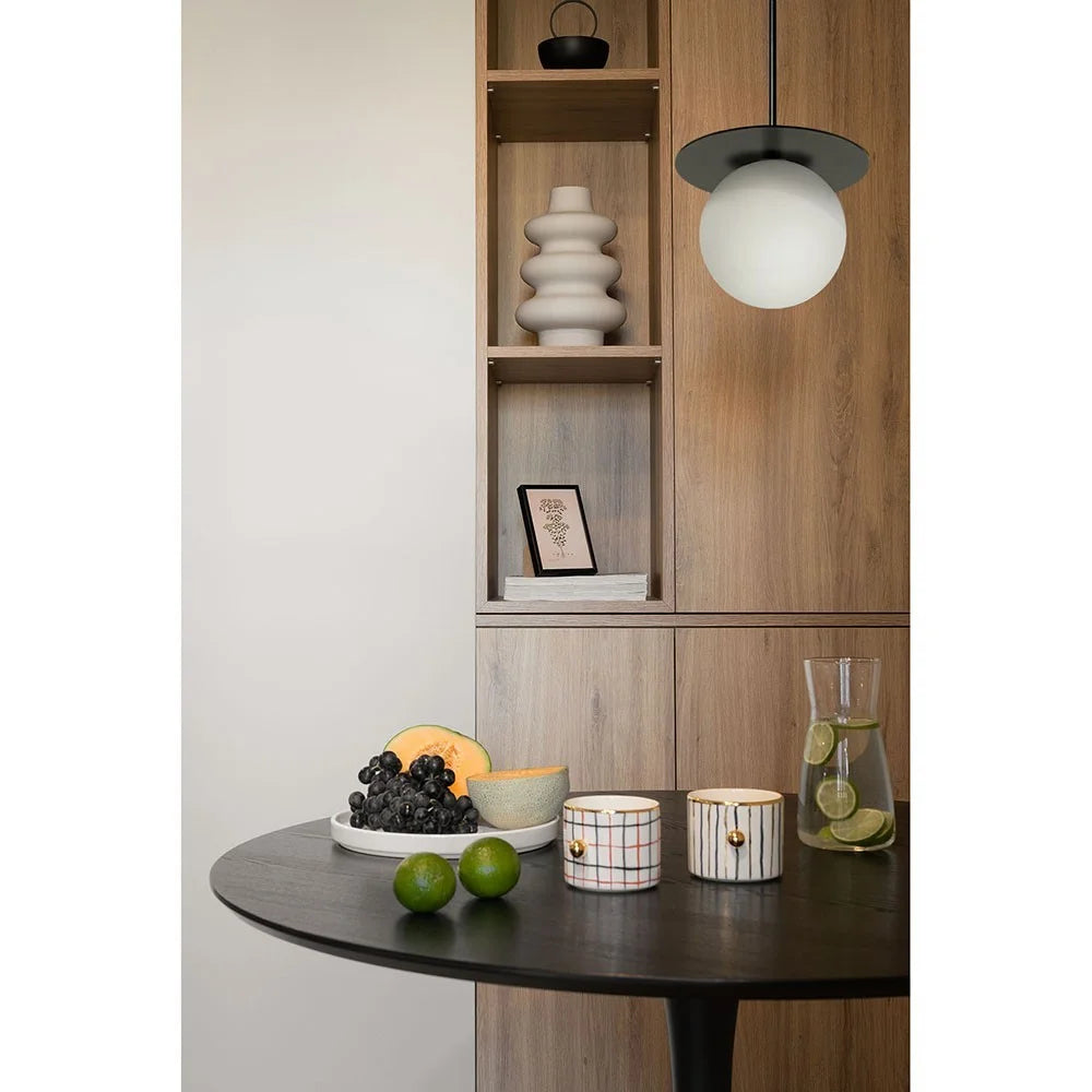 Závesná lampa BORRA biela