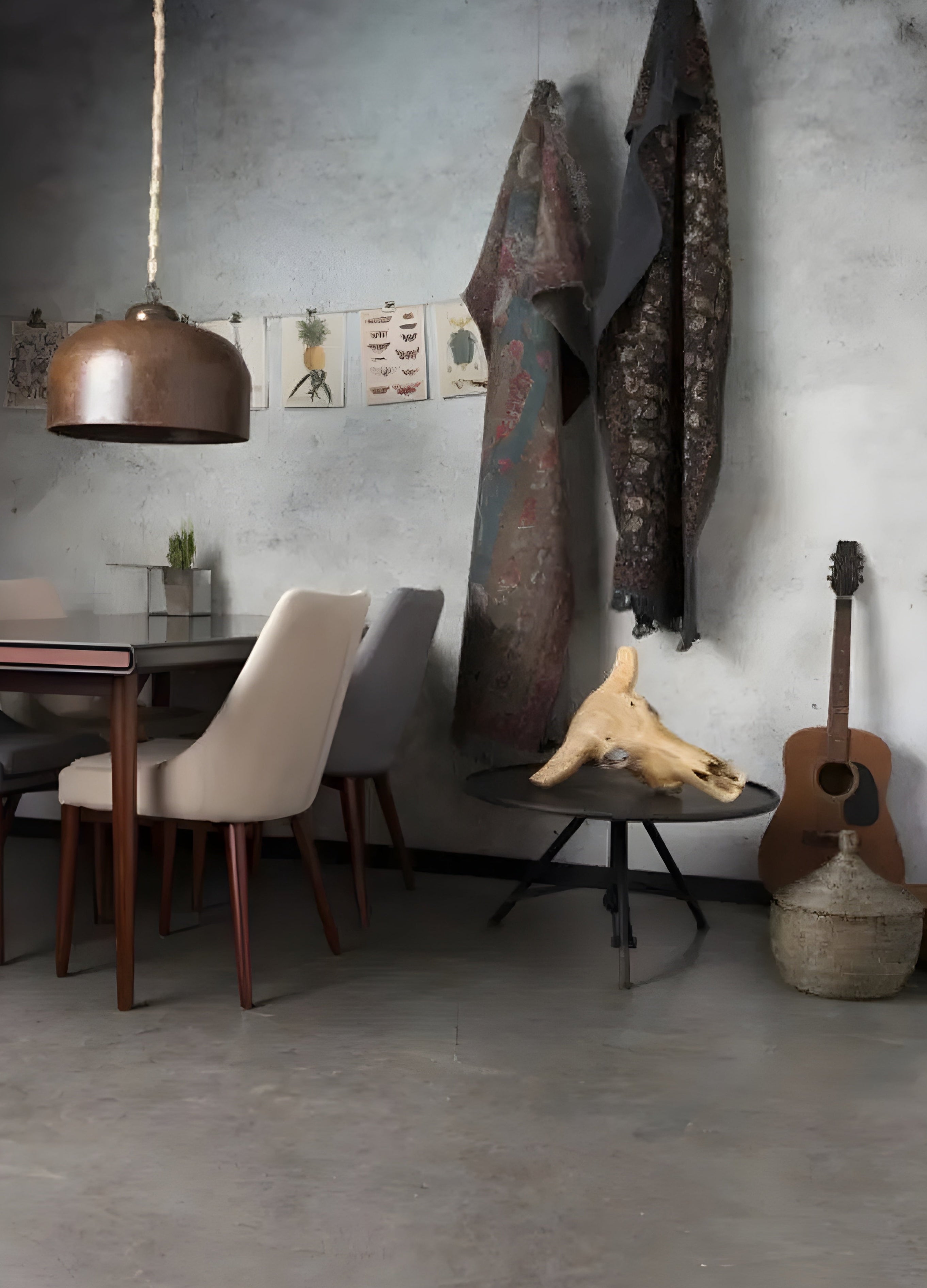 Priemyselný čierny konferenčný stolík BROK