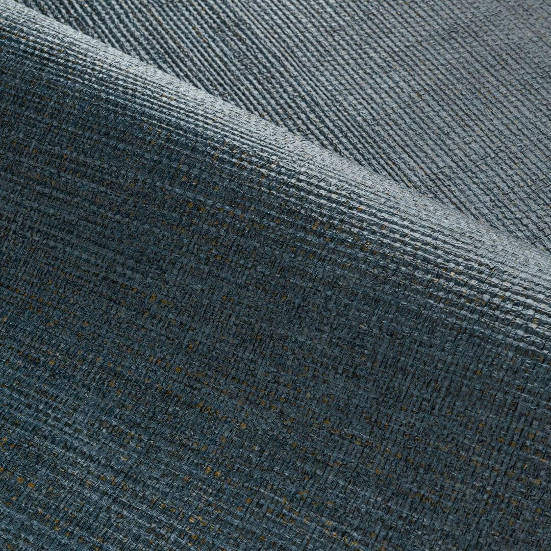 Štruktúrovaná tapeta napodobňujúca plátno CARIOCA - PÉTROLE tmavomodrá