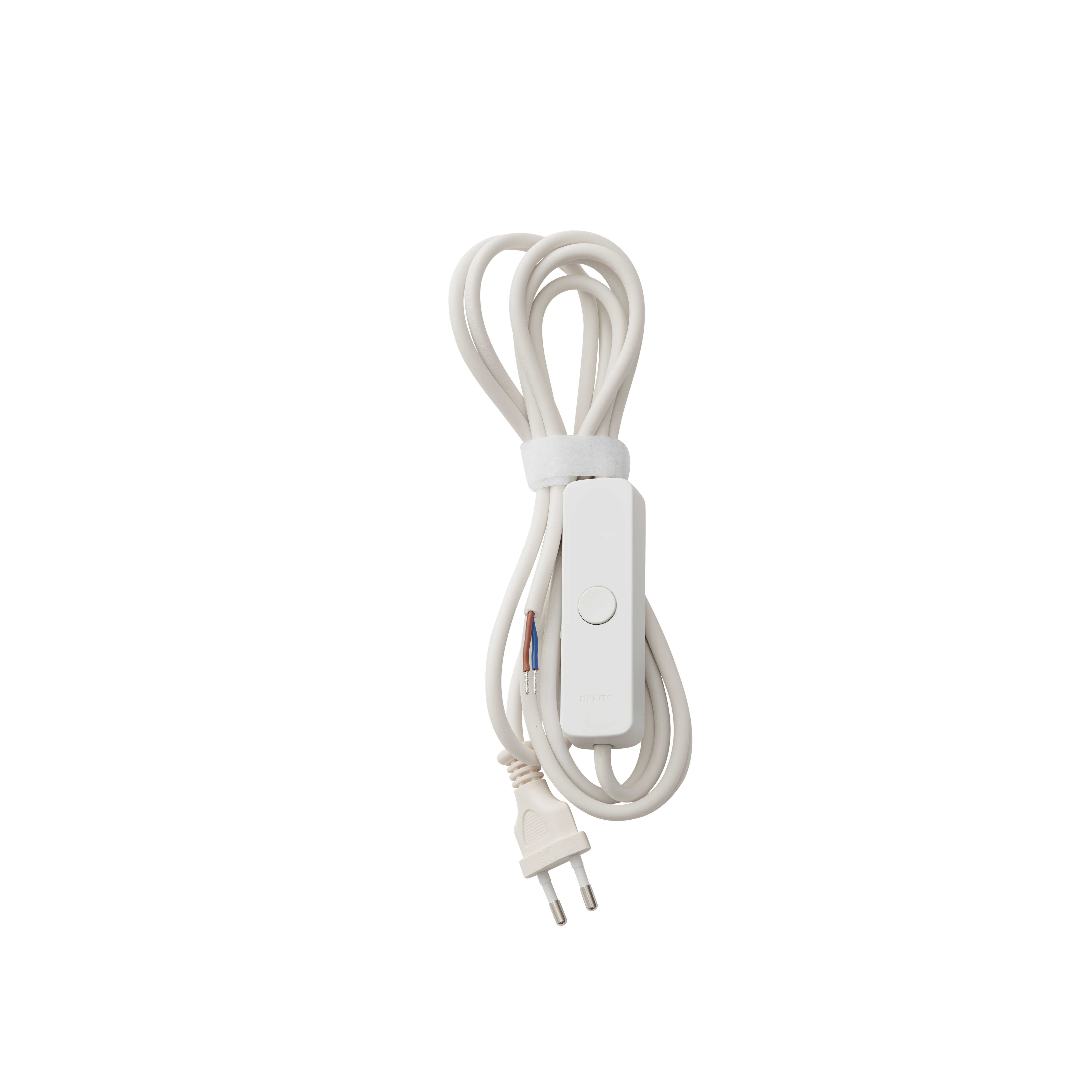 Nástenná lampa CALM biela s čiernym okrajom
