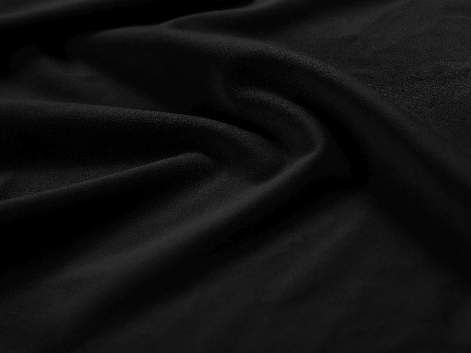 Velvet 3-Seater Sofa GEORGIA Black