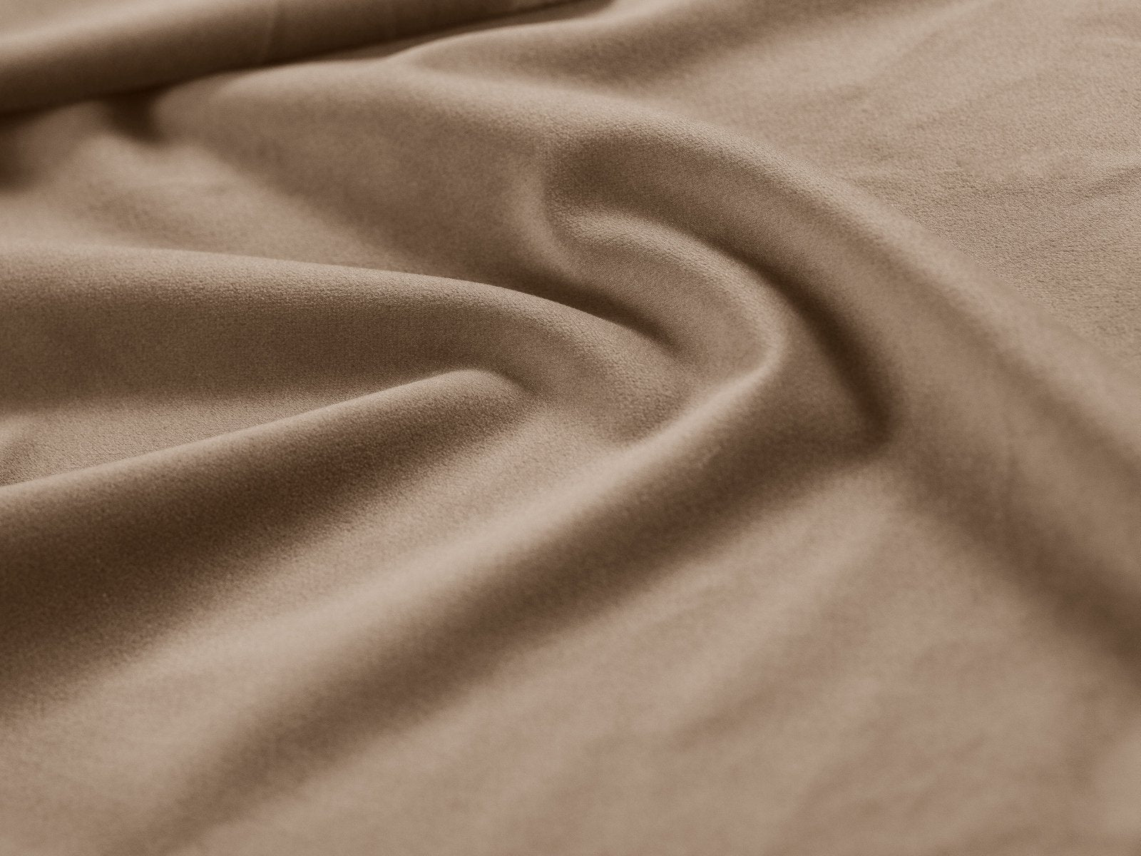 Georgia Almond Beige Velvet 2-Seater Sofa