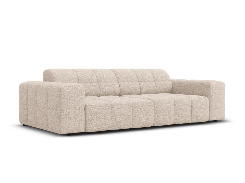 CHICAGO 3-seater sofa beige chenille Cosmopolitan Design Eye on Design