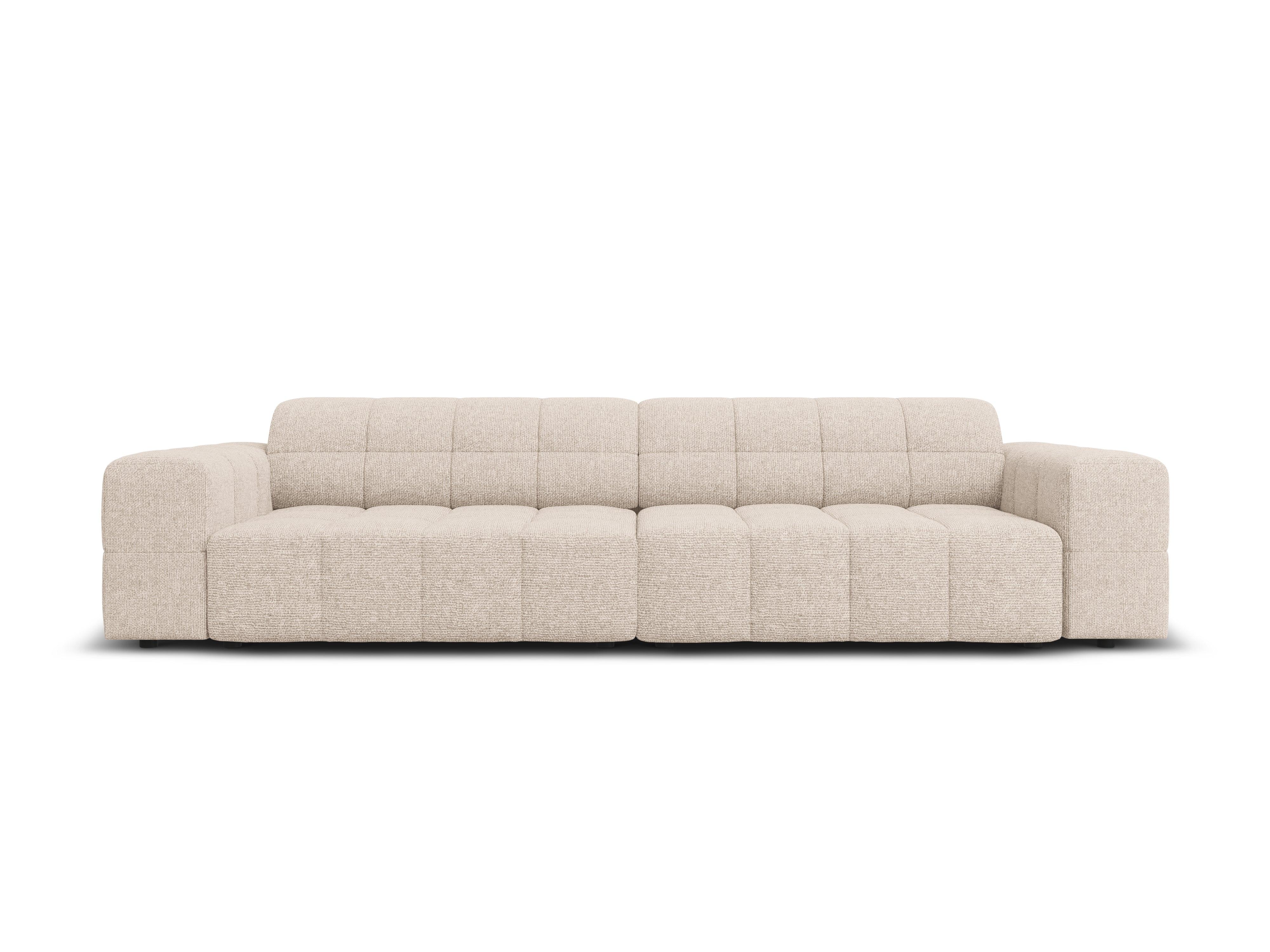 CHICAGO 4 seater sofa beige chenille Cosmopolitan Design Eye on Design