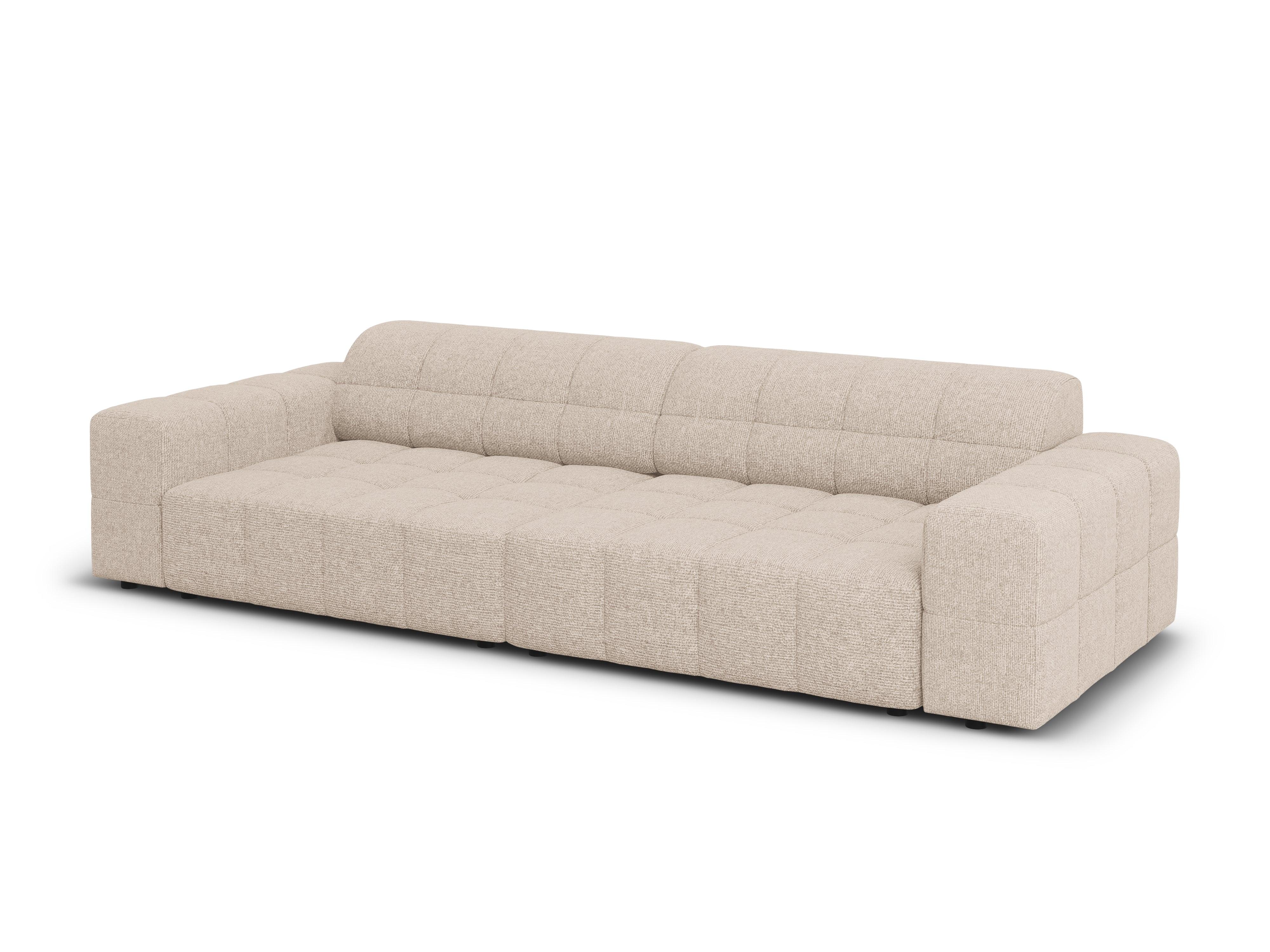 CHICAGO 4 seater sofa beige chenille Cosmopolitan Design Eye on Design