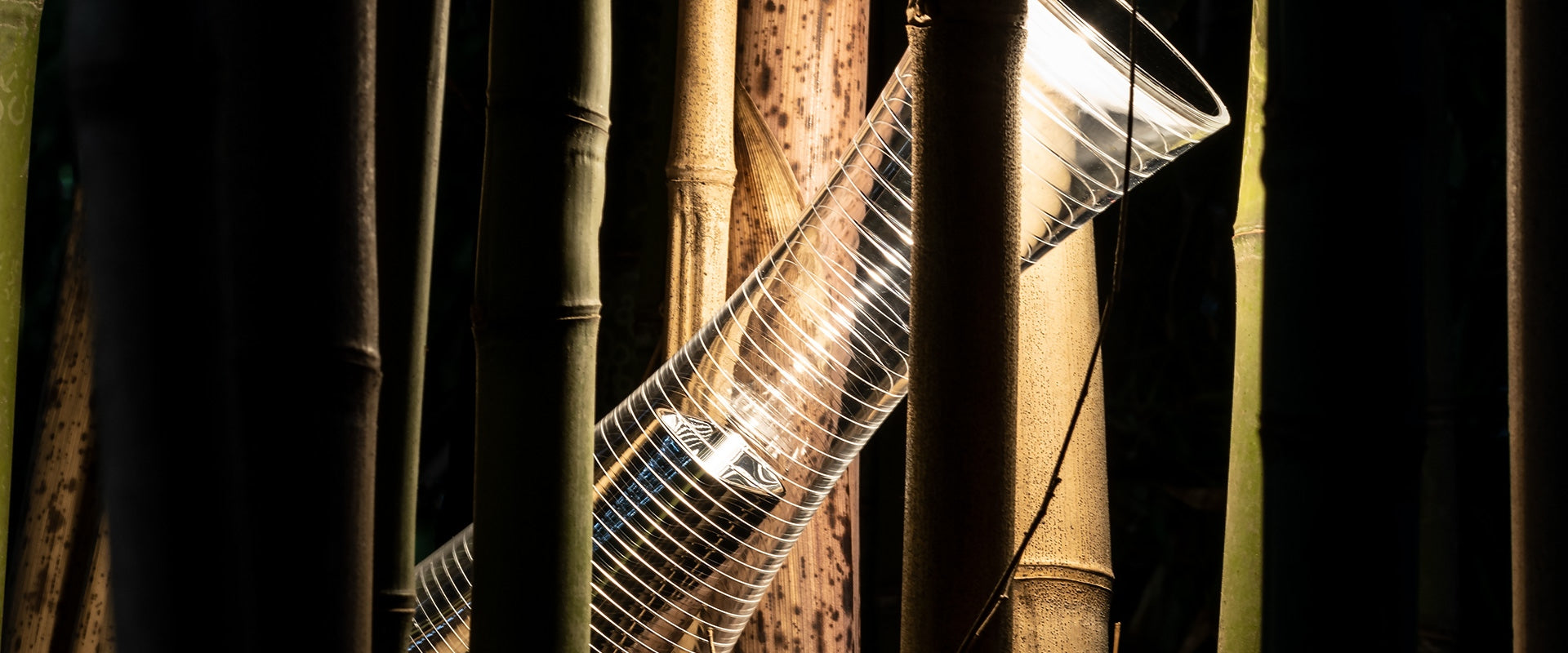 Prenosná lampa COMR TOGETHER priehľadná so strieborným detailom