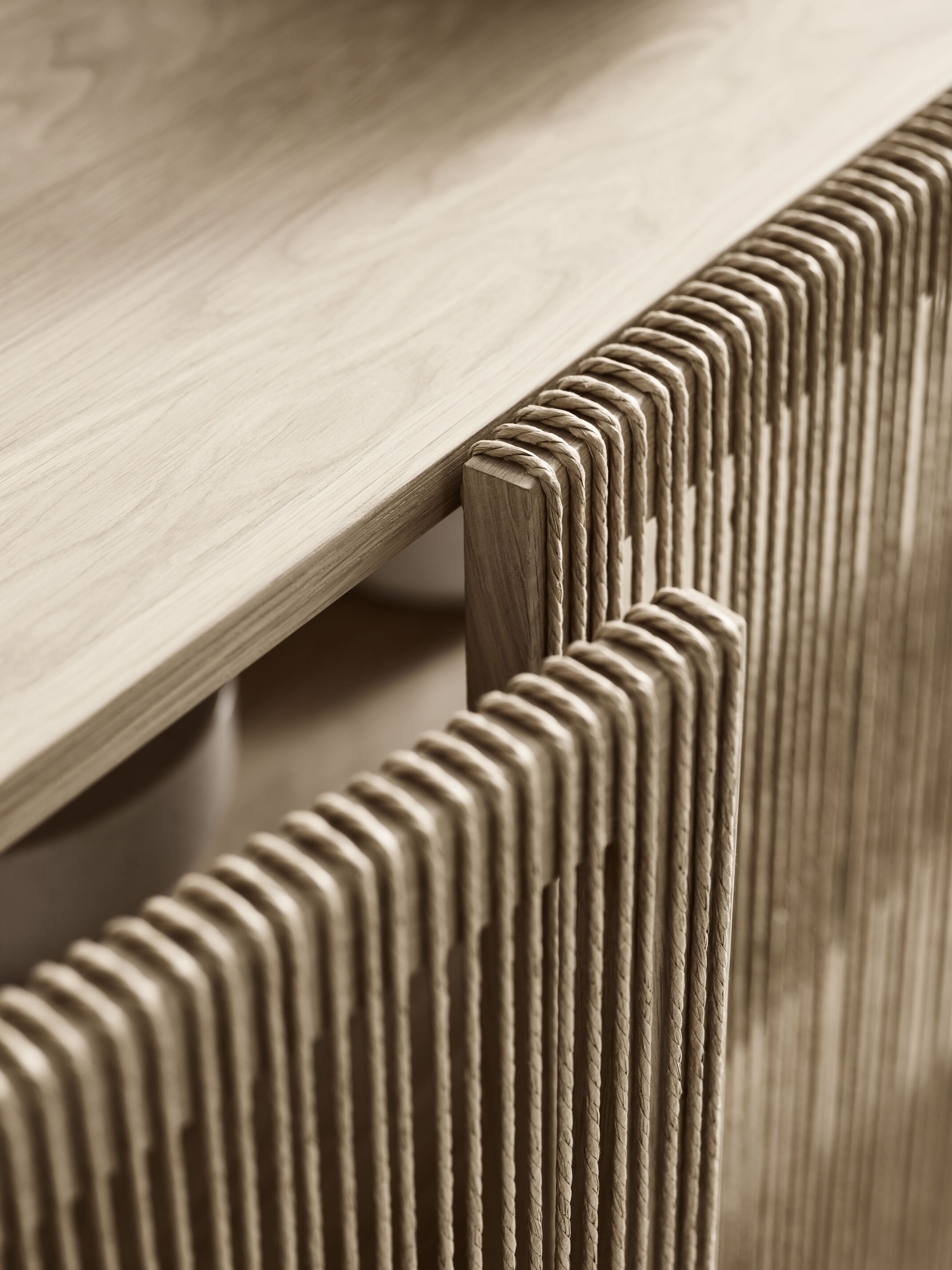 Witryna CORD bielone drewno dębowe