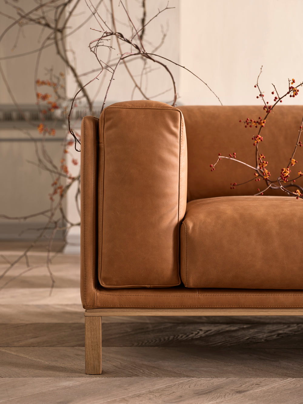 Sofa 2-modulová COSY tmavý podstavec