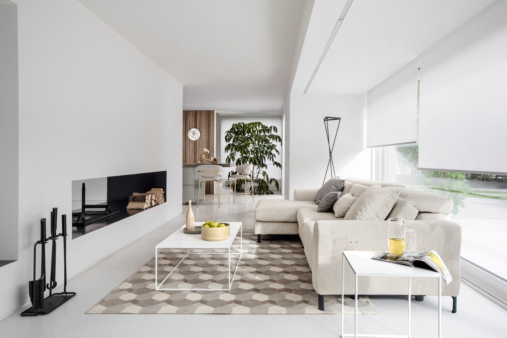 Left-sided corner sofa NORMA upholstered