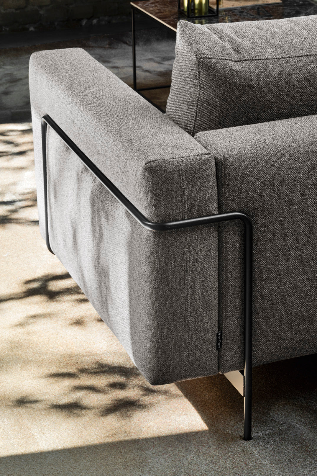 Right-sided upholstered corner sofa ROD