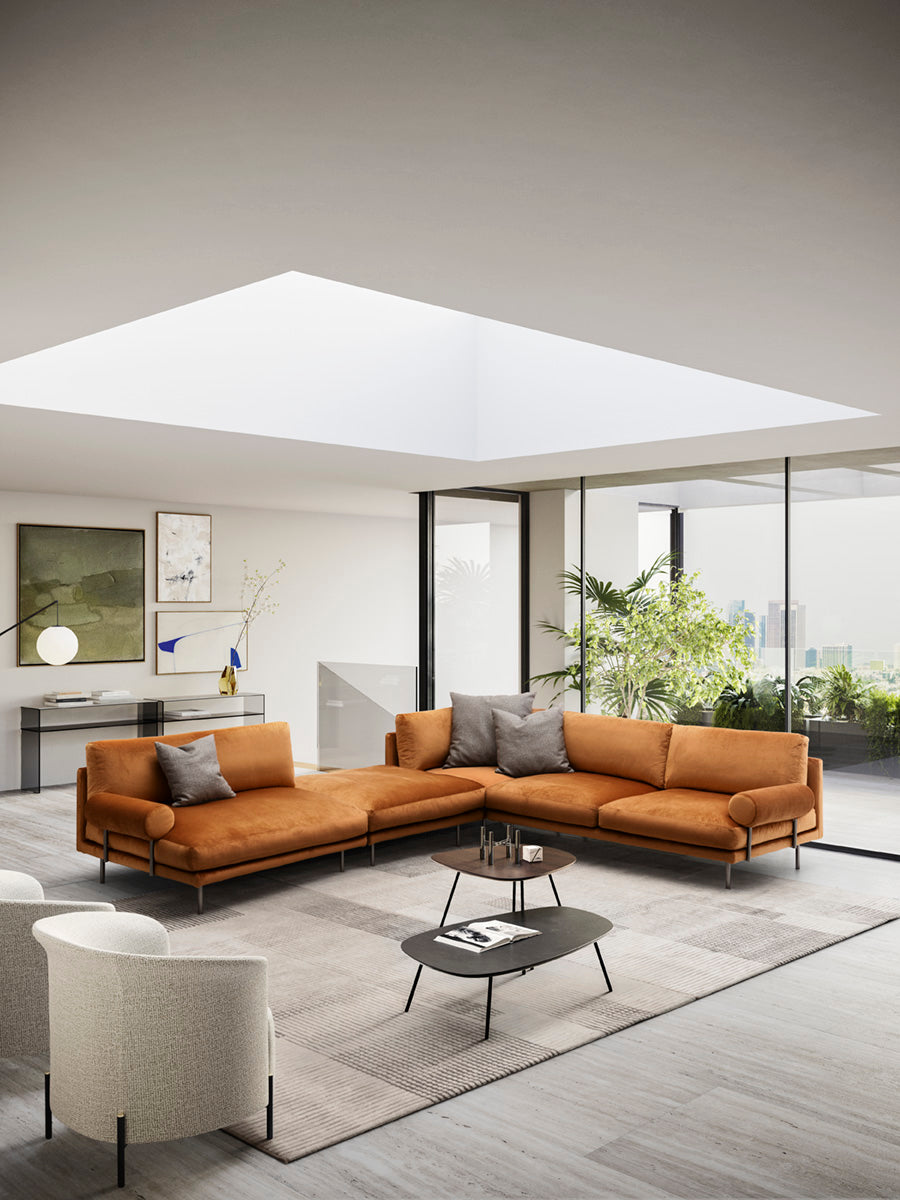 Hnedý konferenčný stolík TWEET