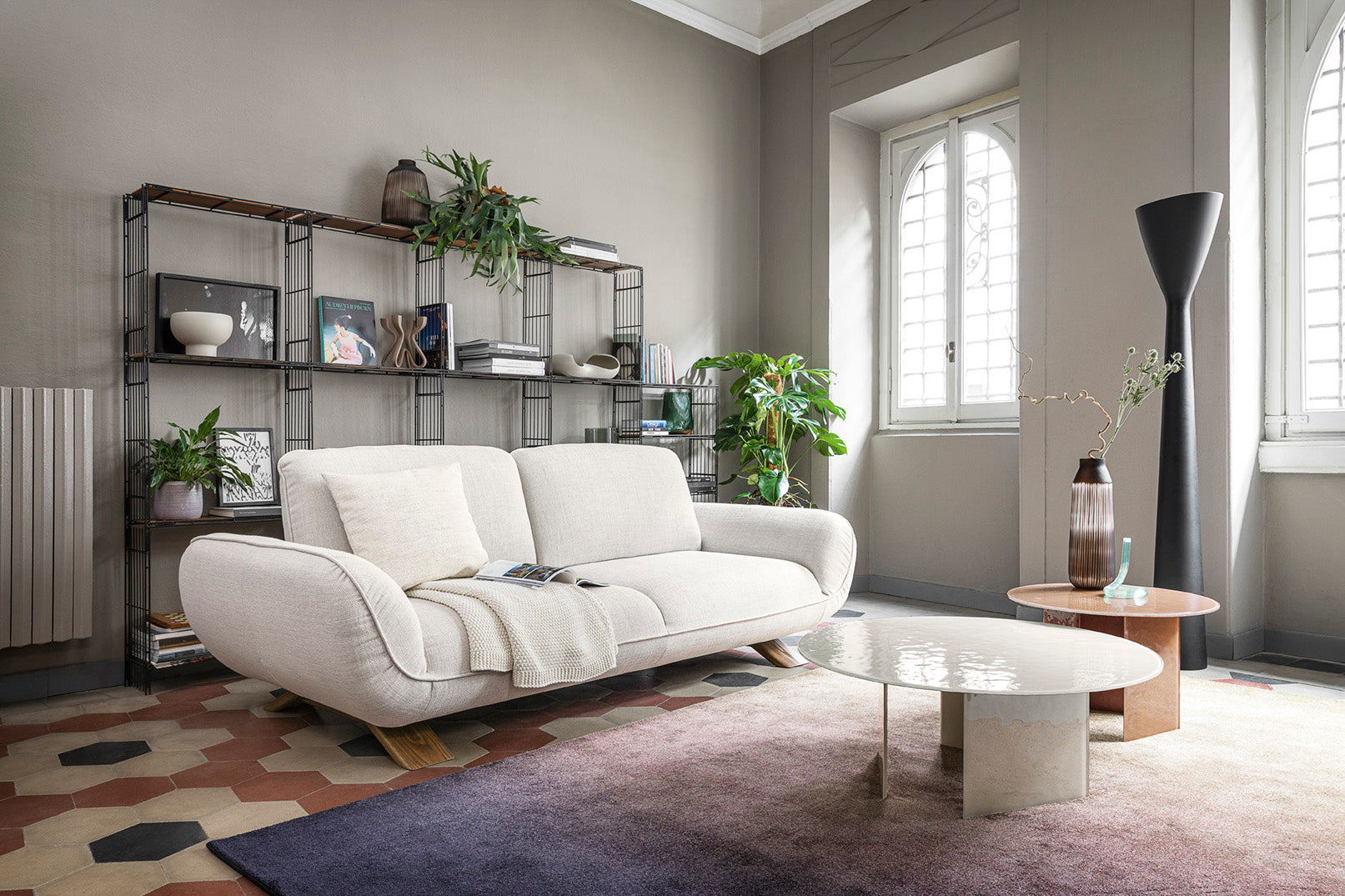 FAVOLA Upholstered 3-Seater Sofa