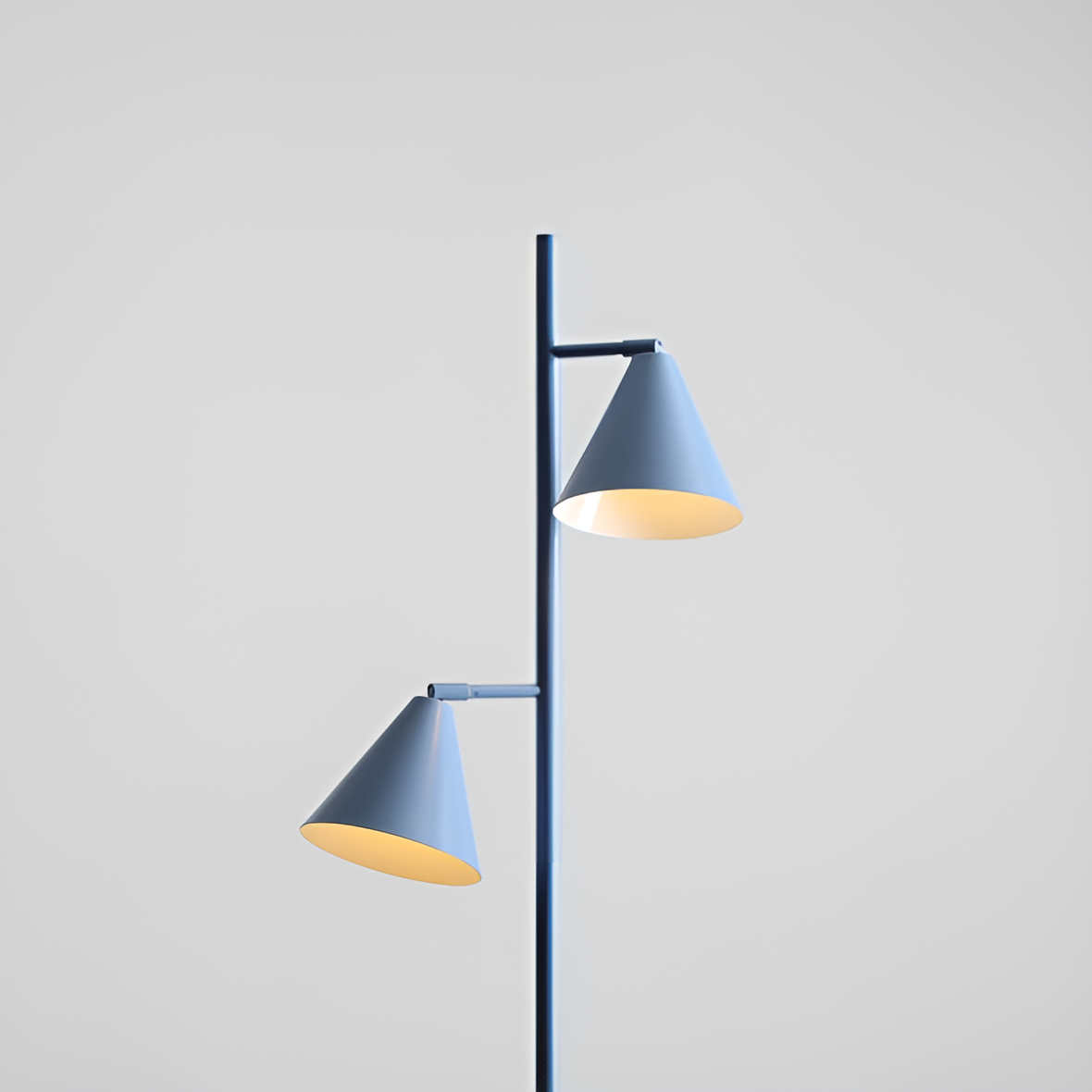 Form floor lamp Duo blue