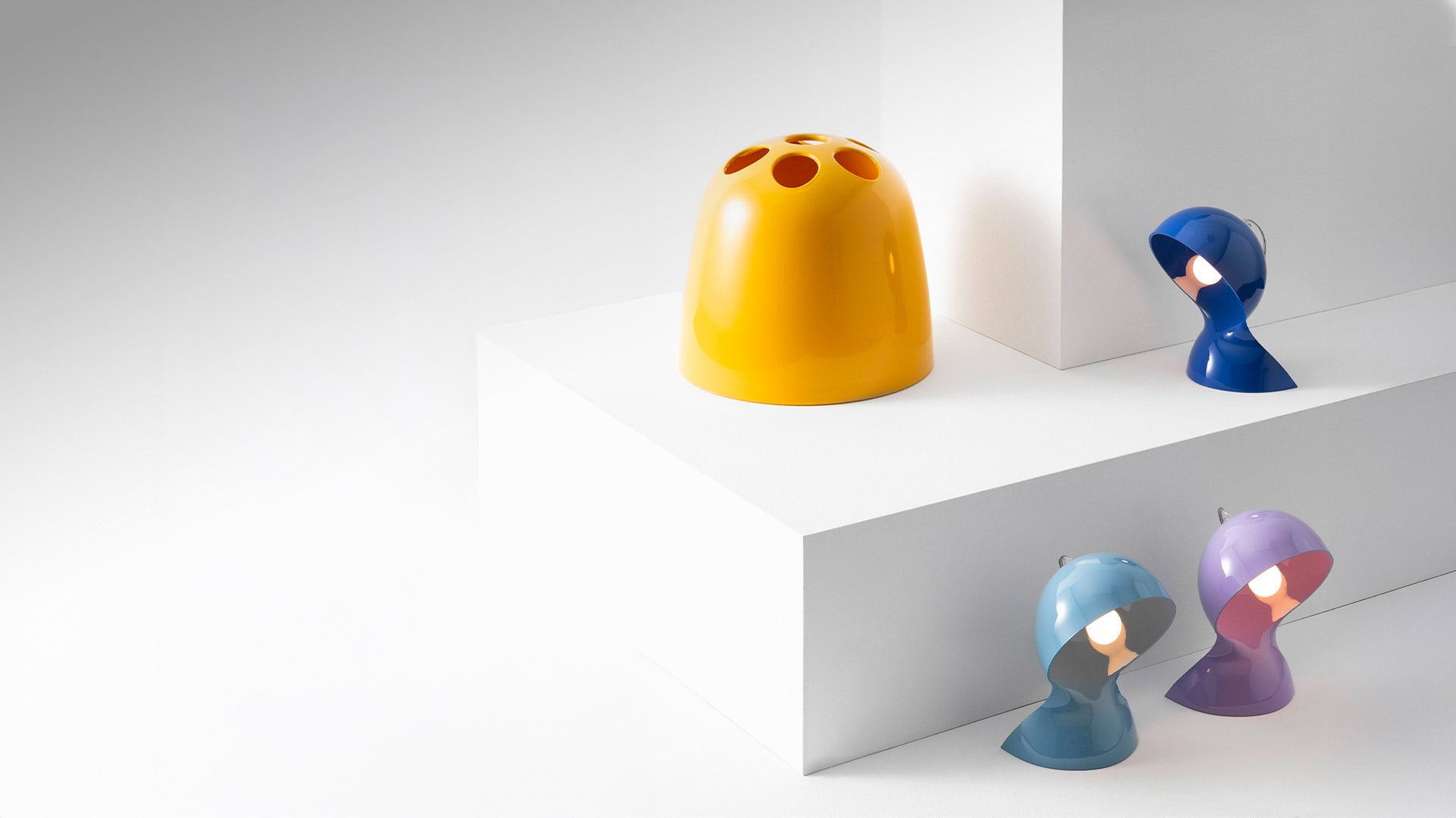 Stolná lampa DALÙ modrá