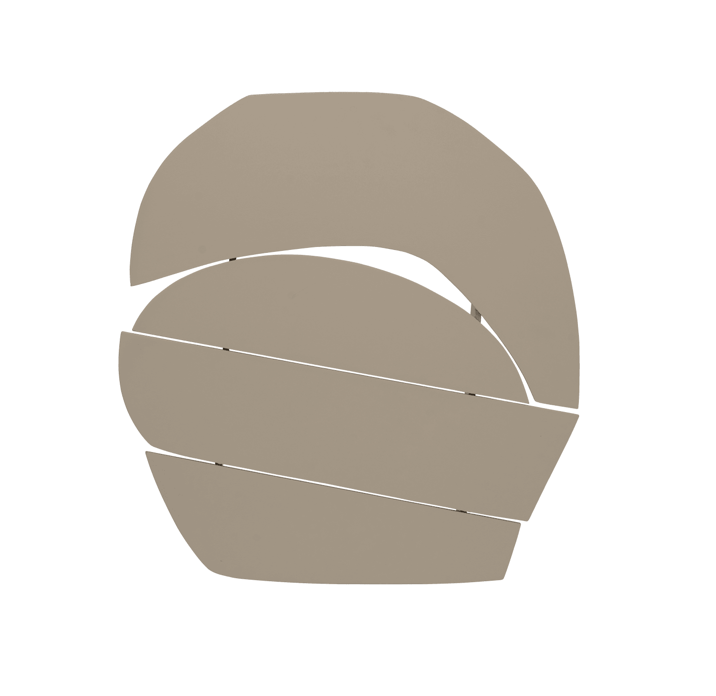 Dekoracja ścienna z drewna beżowa Urban Nature Culture    Eye on Design