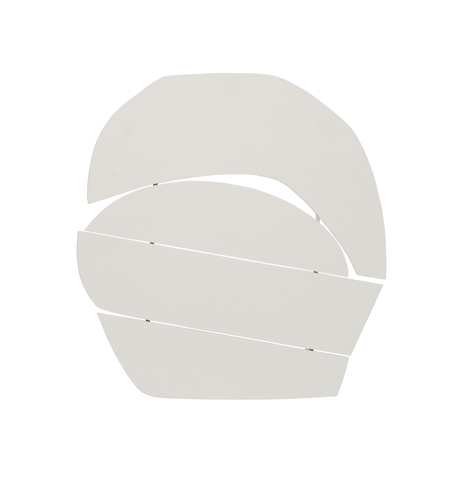 Dekoracja ścienna z drewna biała Urban Nature Culture    Eye on Design