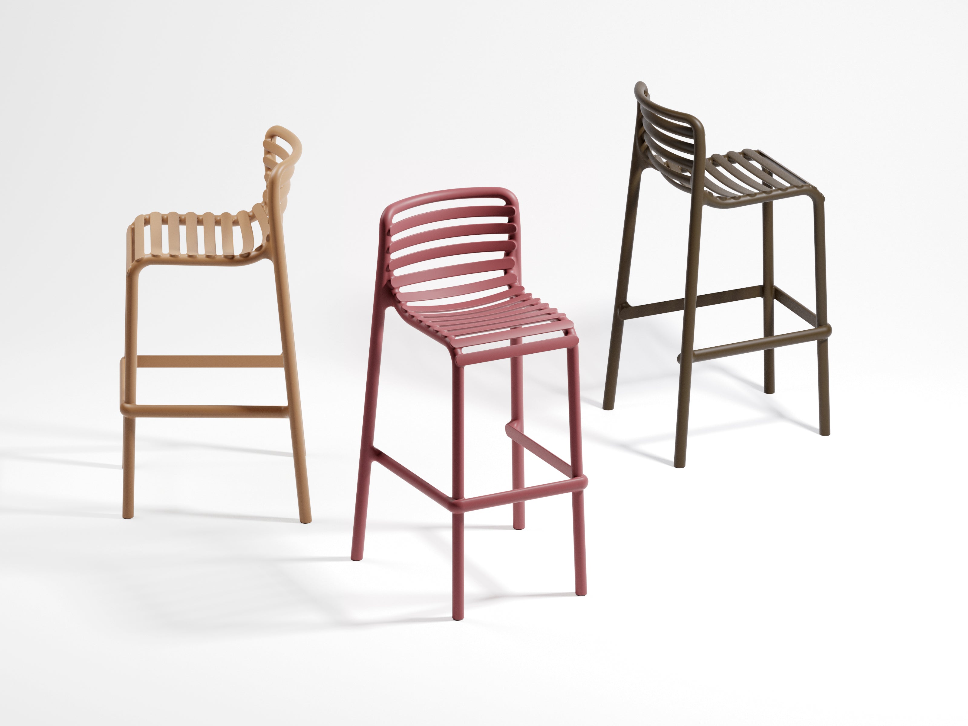 Outdoor Stool DOGA Brown