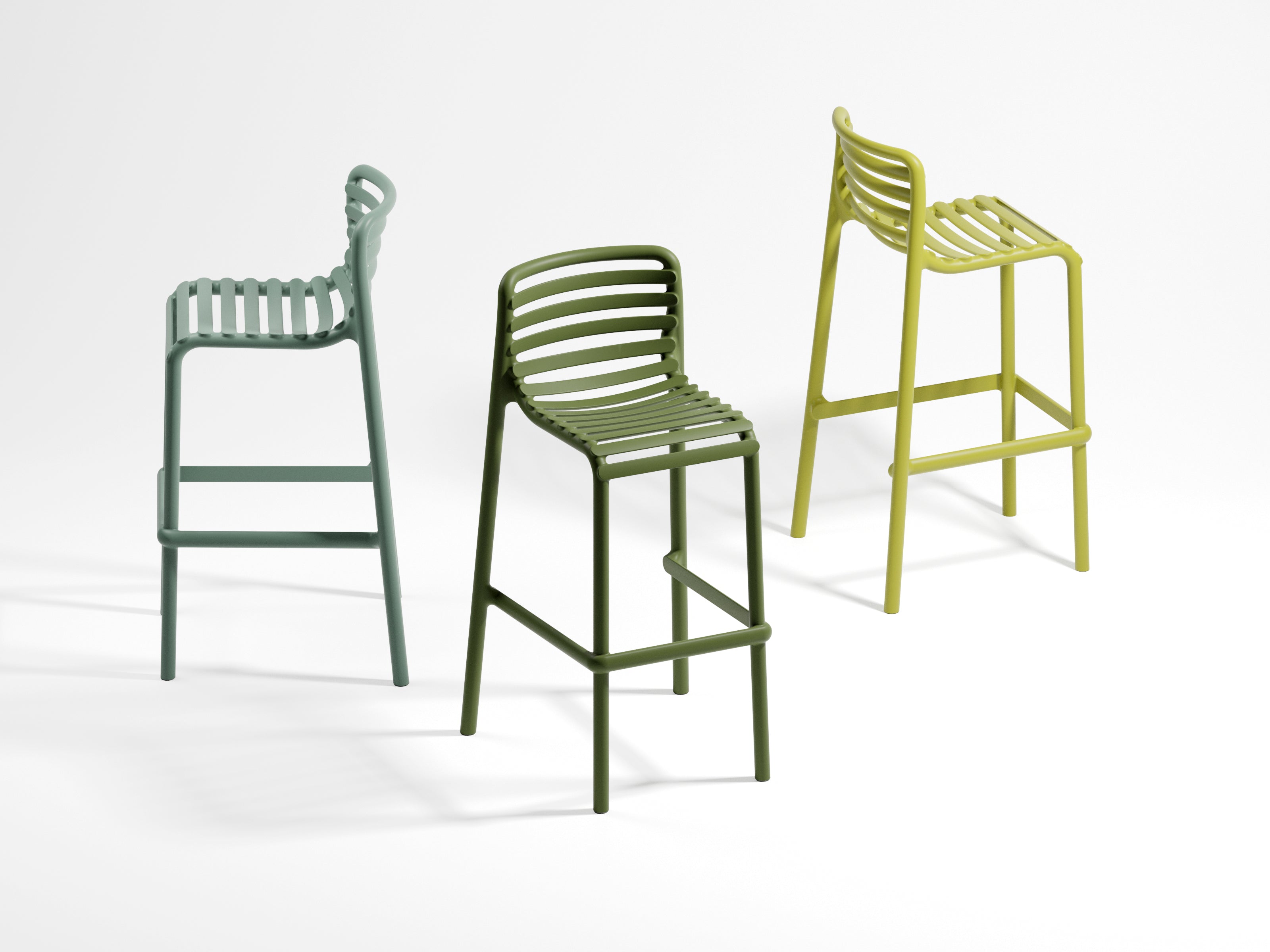 Outdoor Stool DOGA Brown