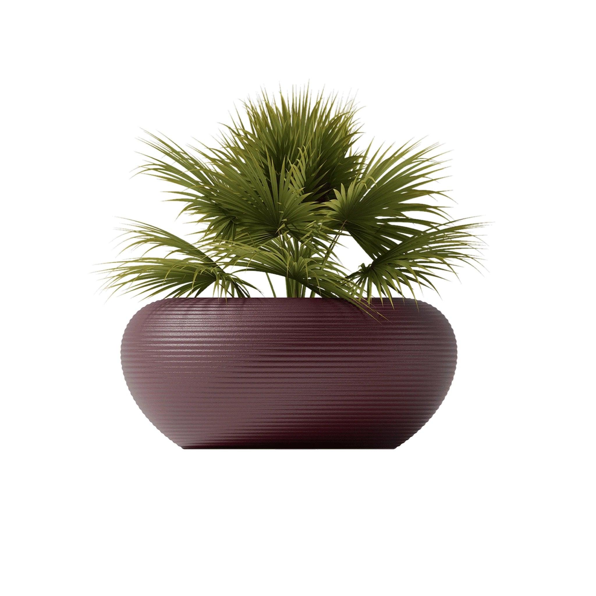 Donica zewnętrzna NAMI bordowy Qeeboo    Eye on Design