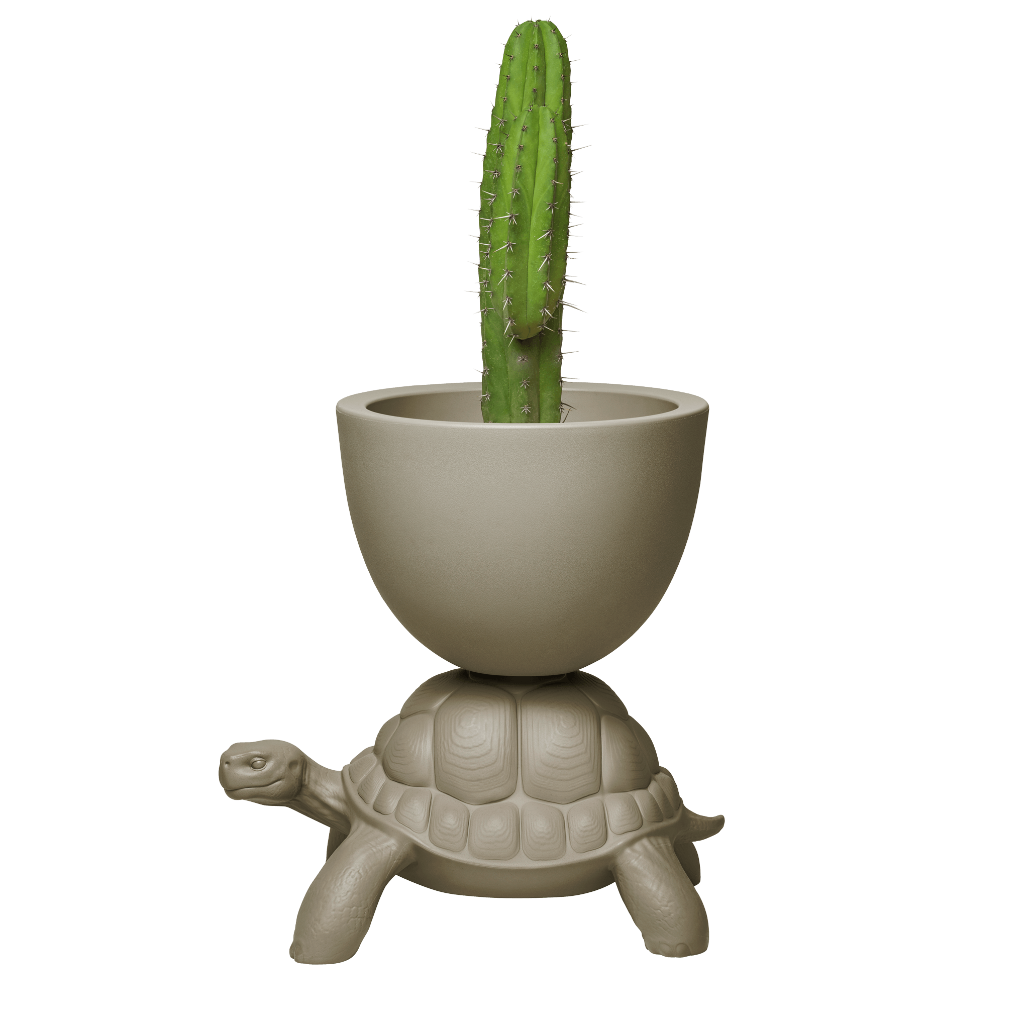 Doniczka TURTLE CARRY szary Qeeboo    Eye on Design