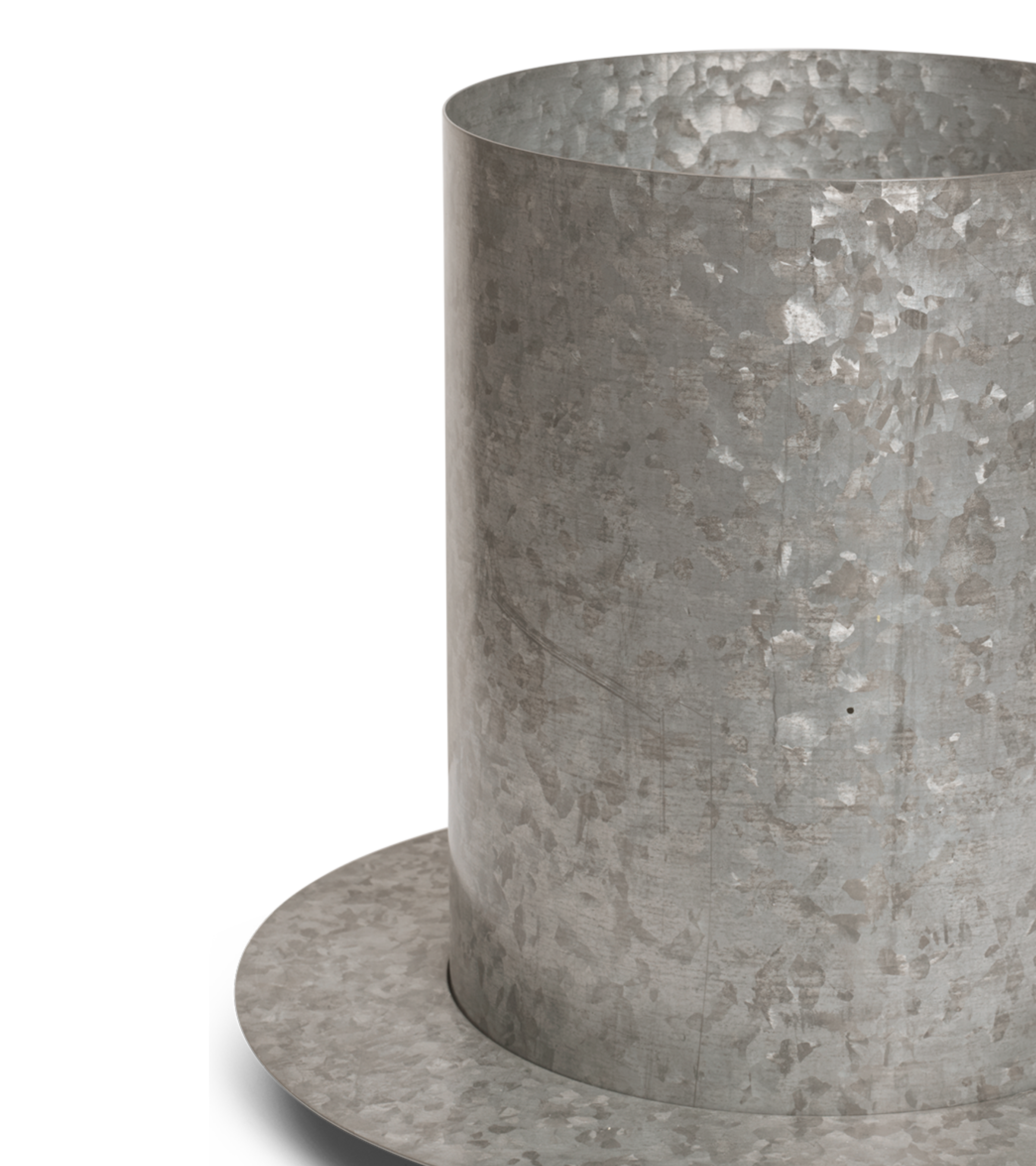 AURAN pot galvanized iron planter