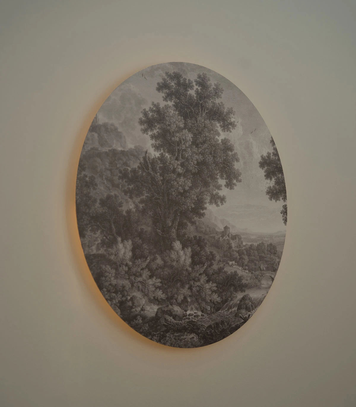 Lampa ścienna DOTS LIGHTING - PICTURESQUE VALLEY OF SERENITY szary