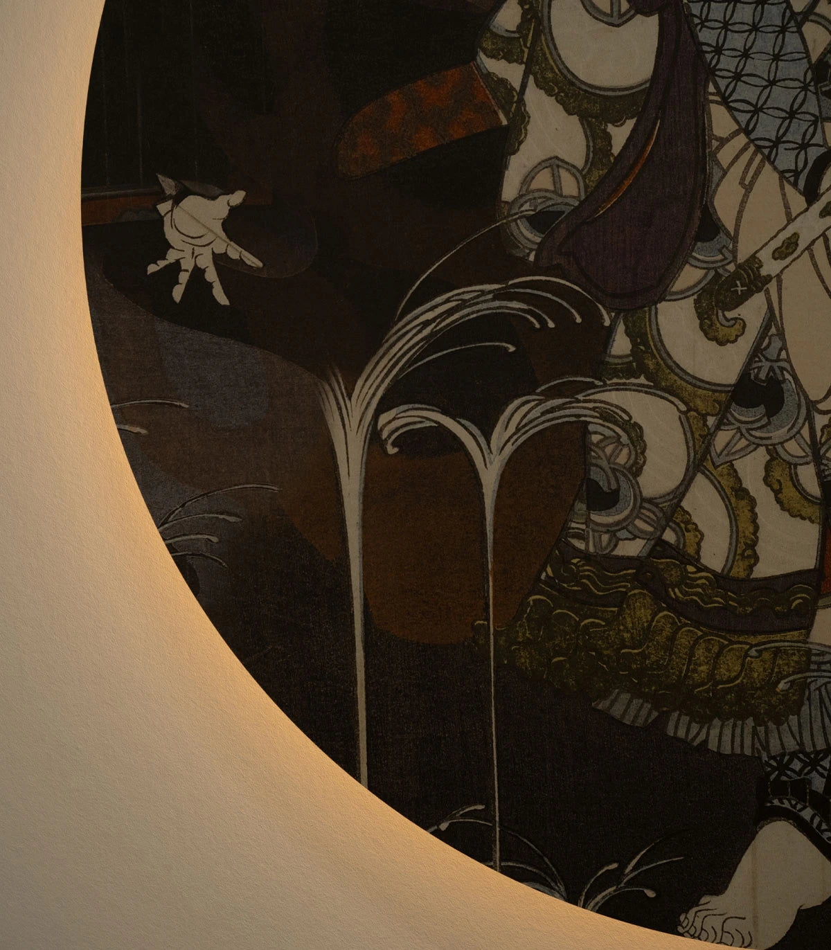 Lampa ścienna DOTS LIGHTING - SHOGUNS SHADOW szary