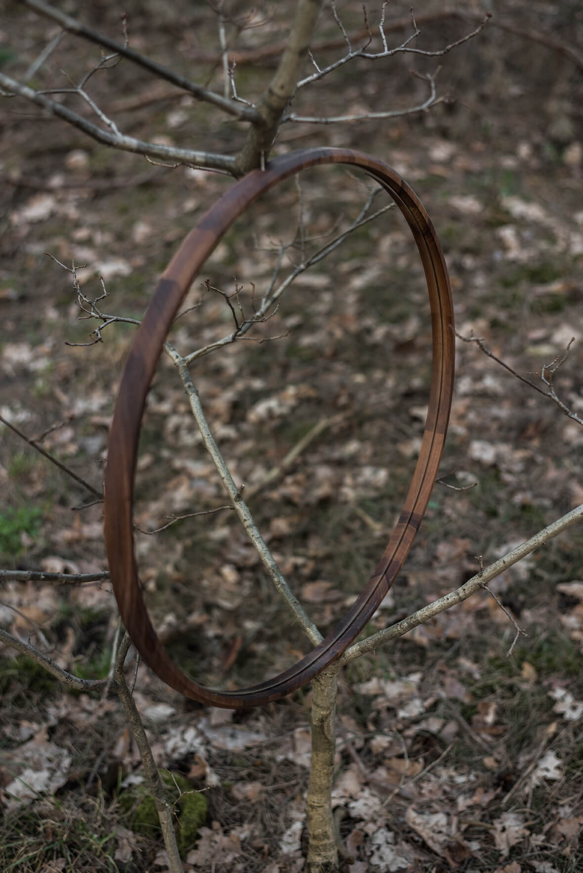 Lustro DYSK 2 orzech