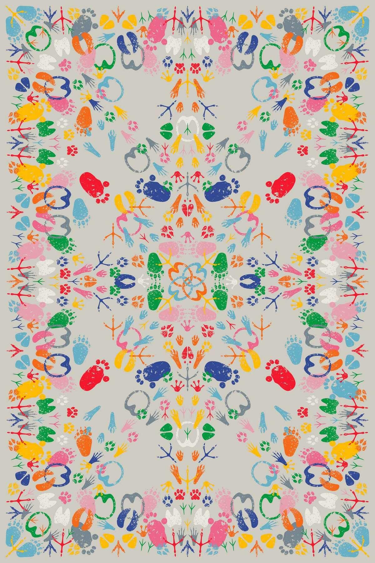 Dywan prostokątny LET'S DANCE beżowy Qeeboo    Eye on Design