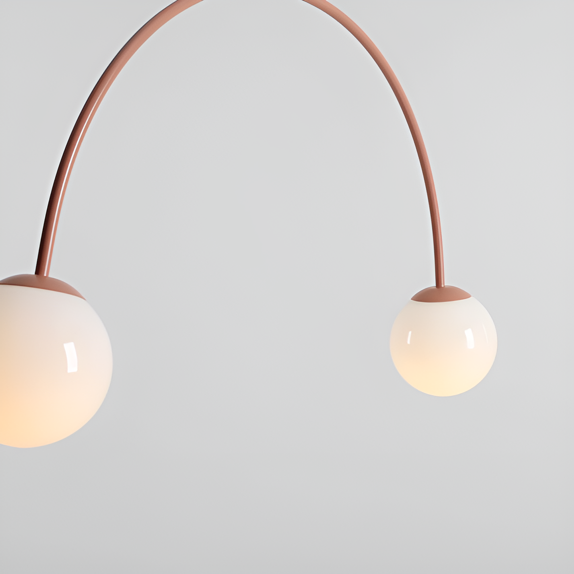 Závesná lampa UNA koralová