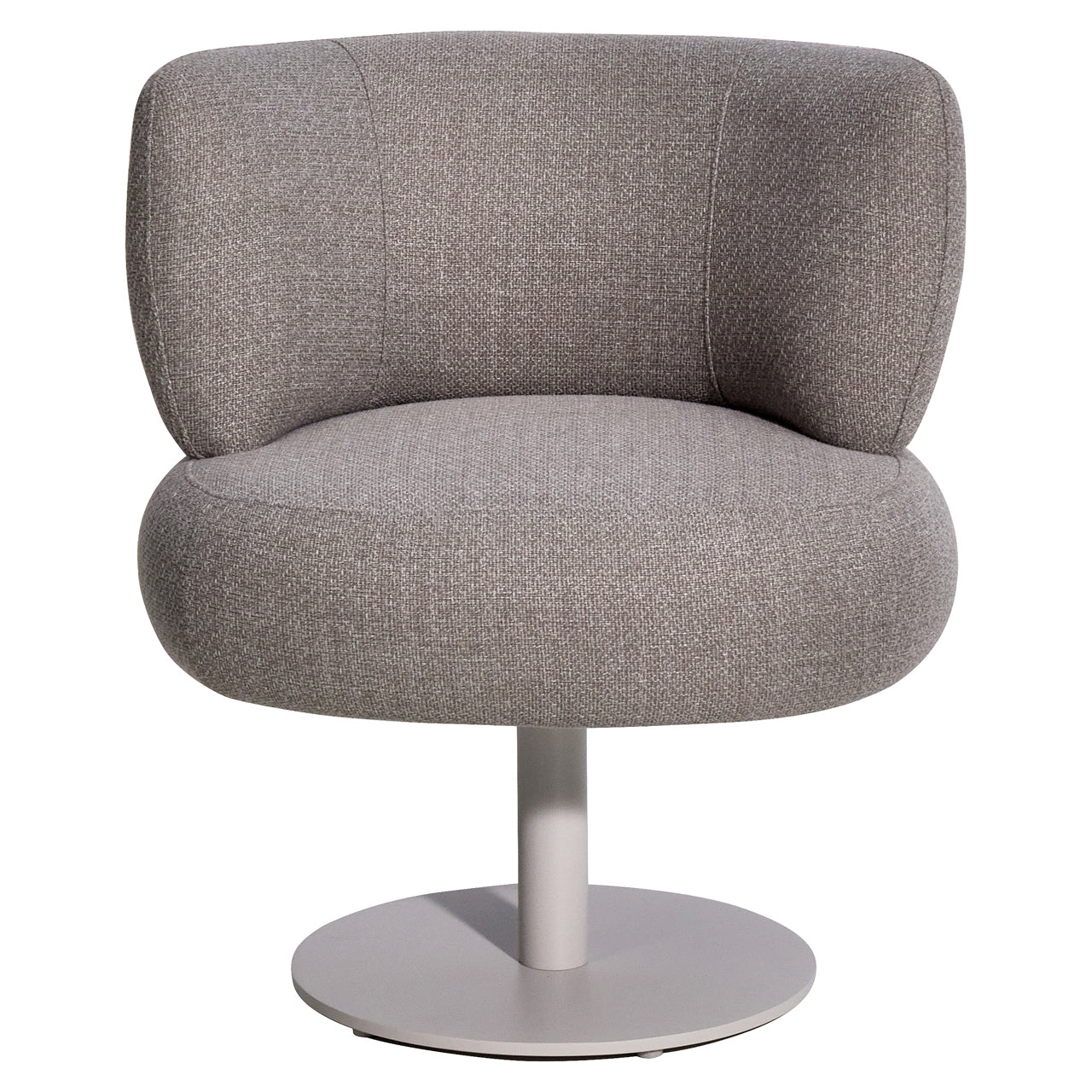 MASON Swivel Outdoor Chair in Gray Beige