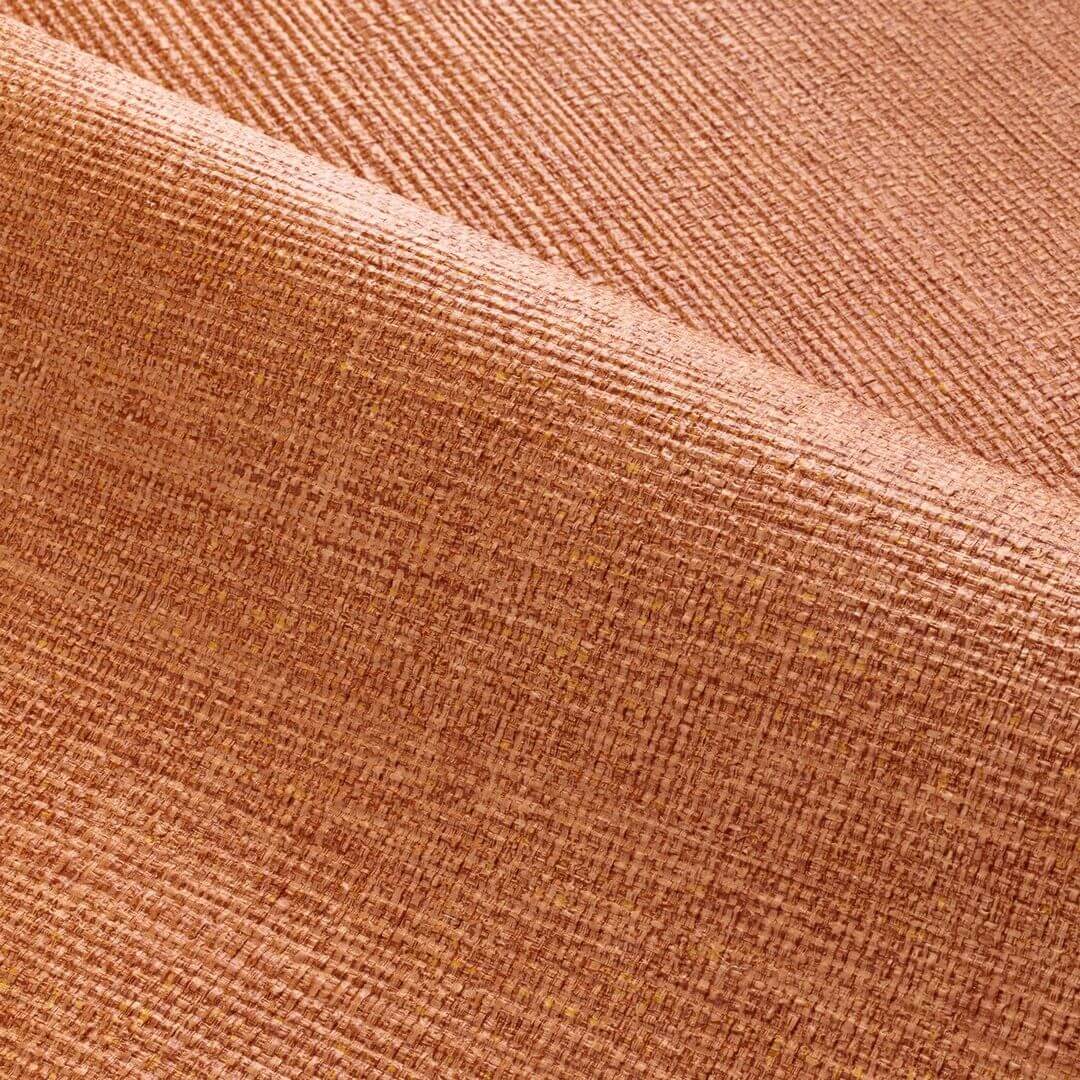 Štruktúrovaná tapeta imitujúca plátno CARIOCA - ORANŽOVÝ BRÛLÉ pomarančovo-hnedý