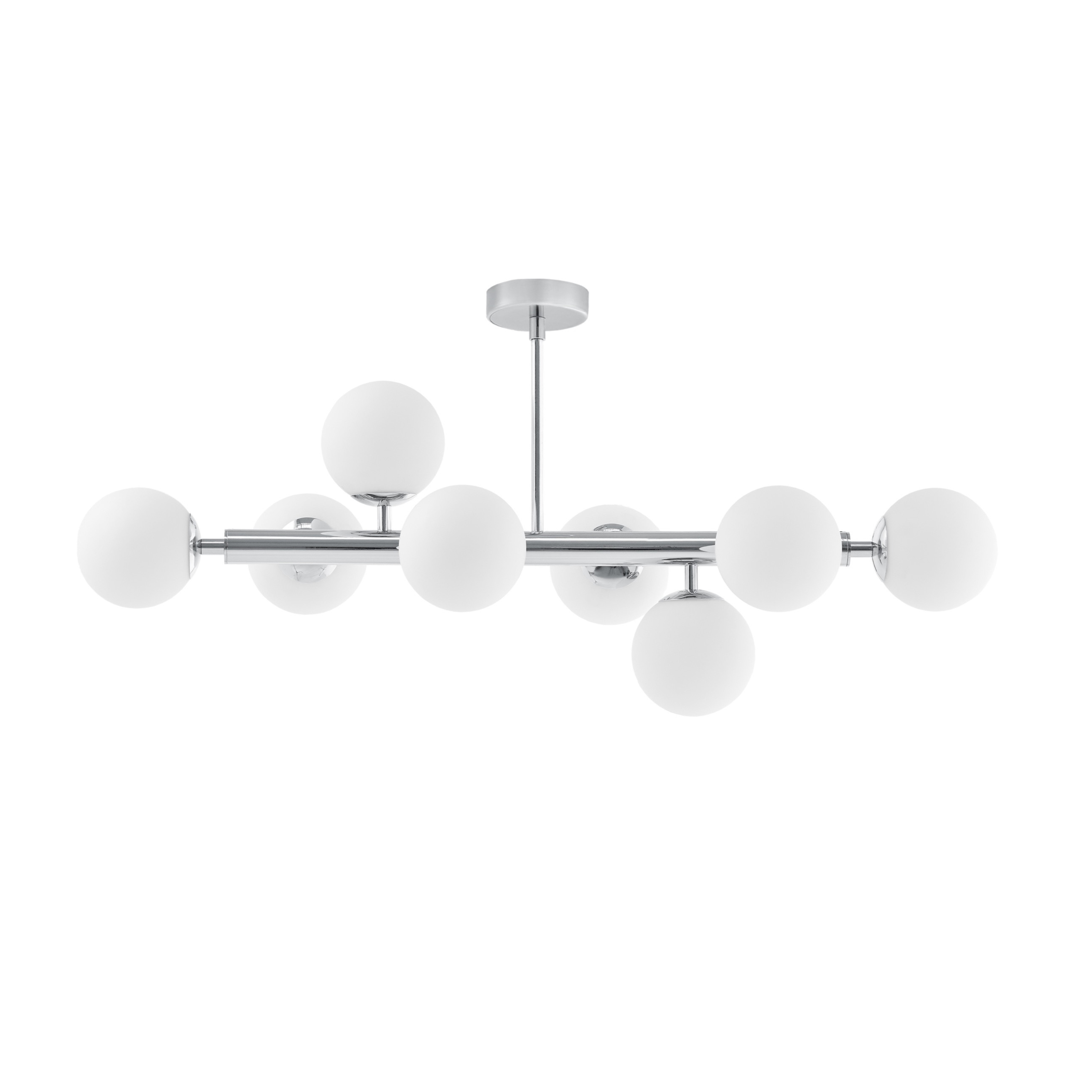 CUMULUS 3 Chrome Ceiling Lamp