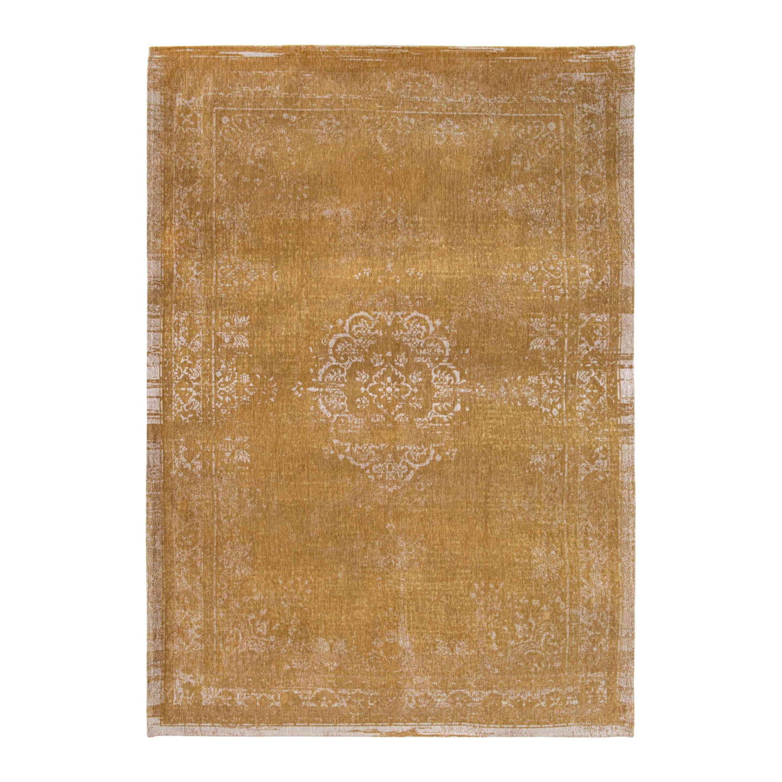 Medallon Spring Moss rug yellow