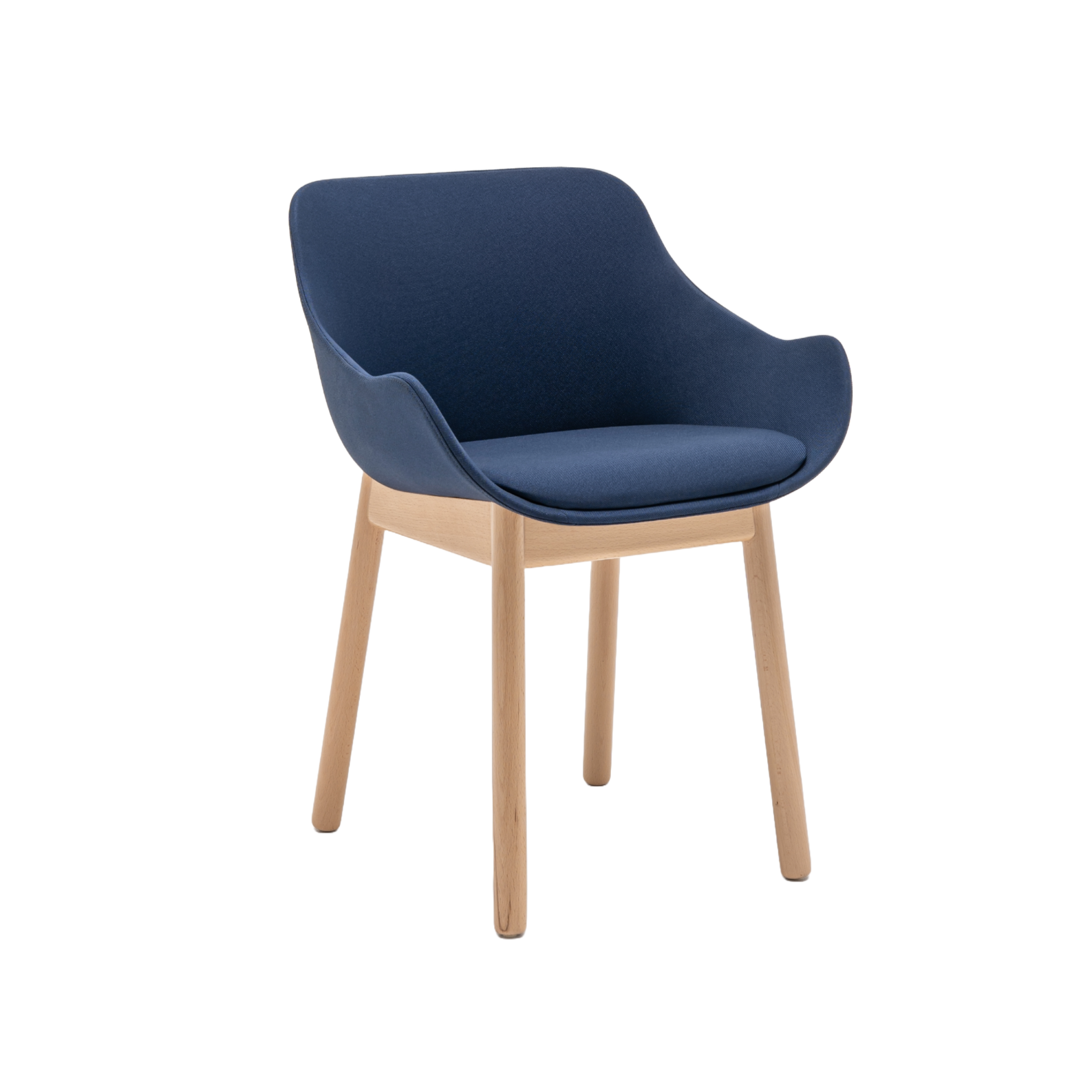 Čalúnená stolička BALTIC CLASSIC s drevenou základňou