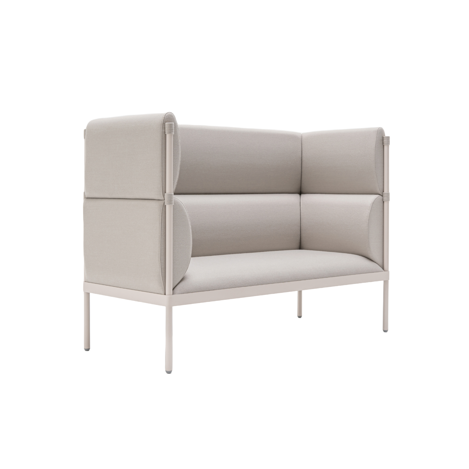 2-person high-person upholstered sofa