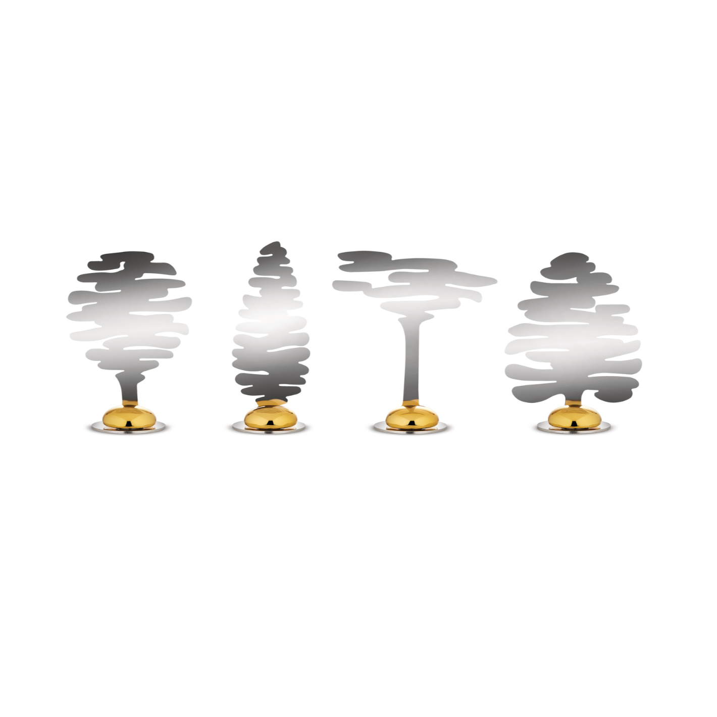 Súprava značiek miesta BARKPLACE strieborná so zlatou